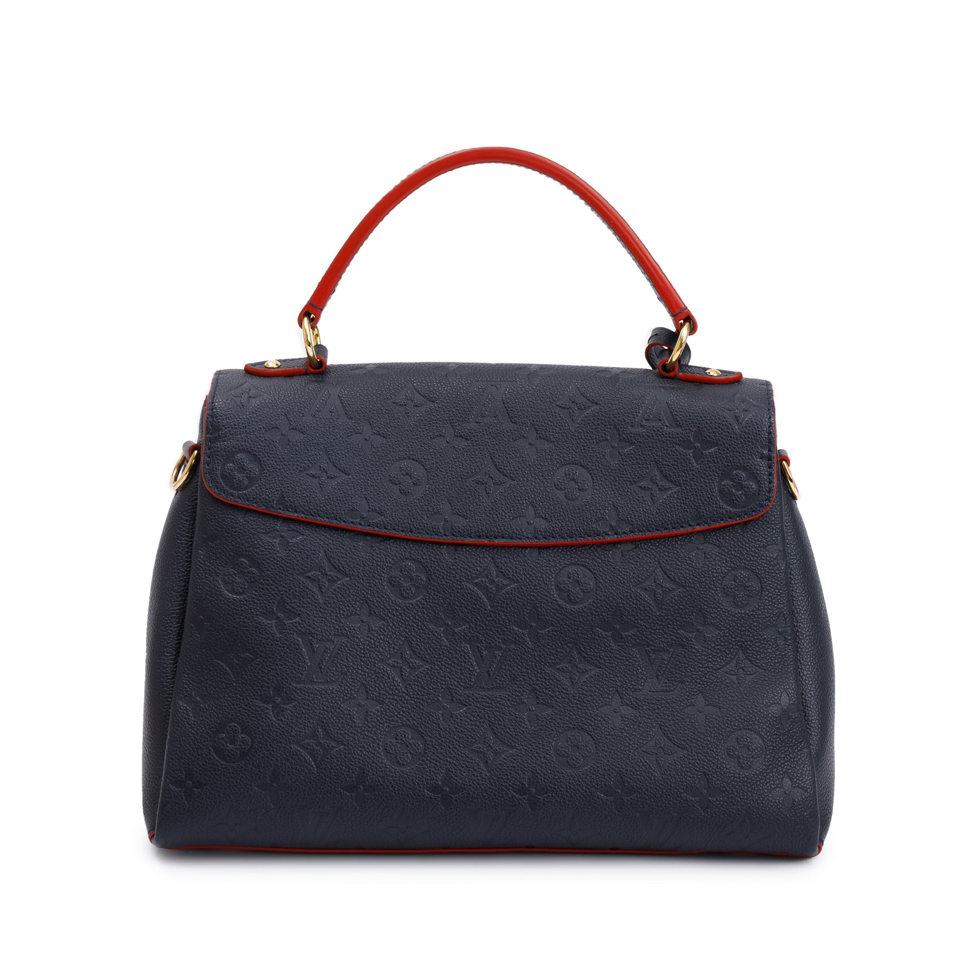 Louis Vuitton 2020 Navy Monogram Empreinte Leather Georges MM w/ Strap