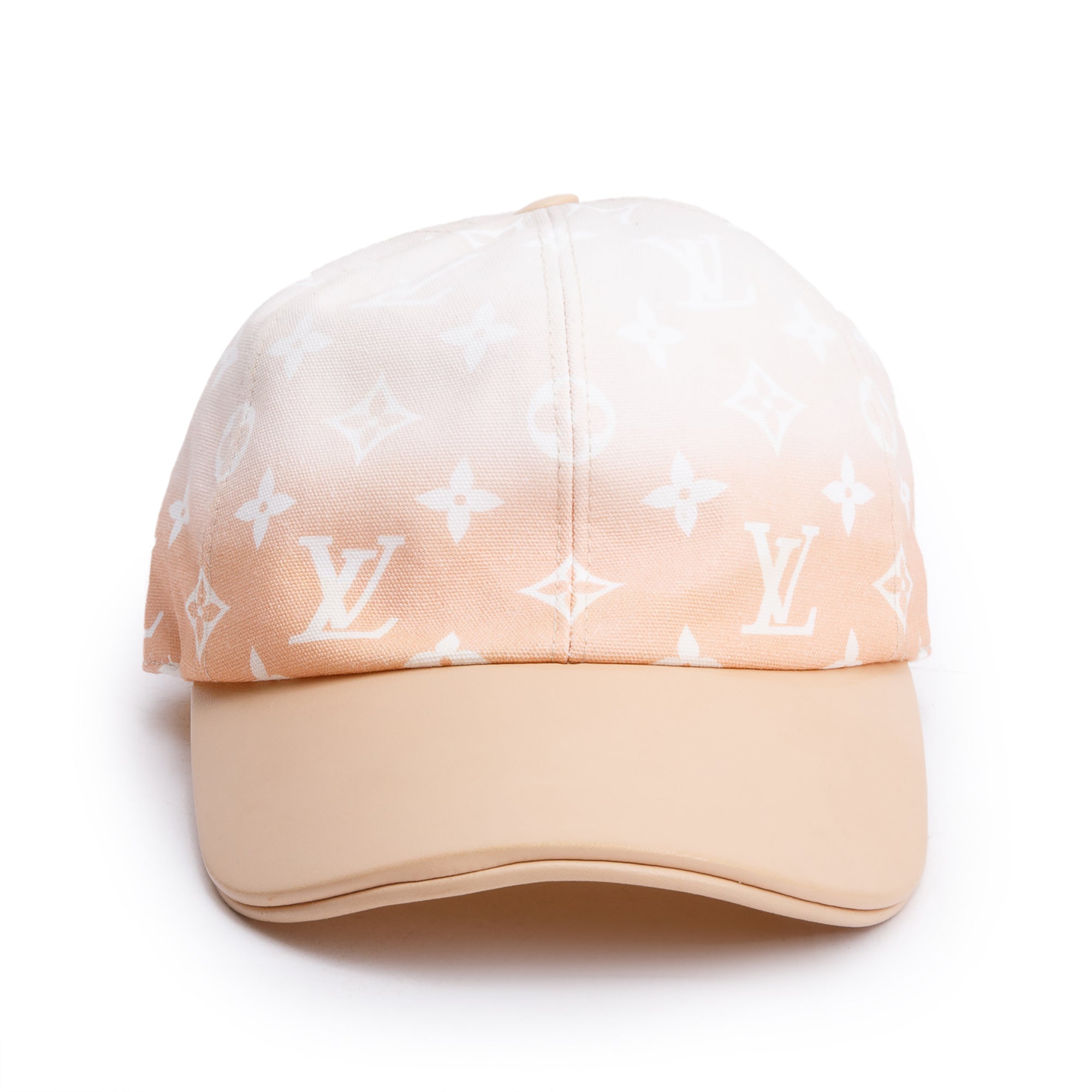 Louis Vuitton 2020 Neutral Monogram 'By The Pool' Gradient Cap w/ Box