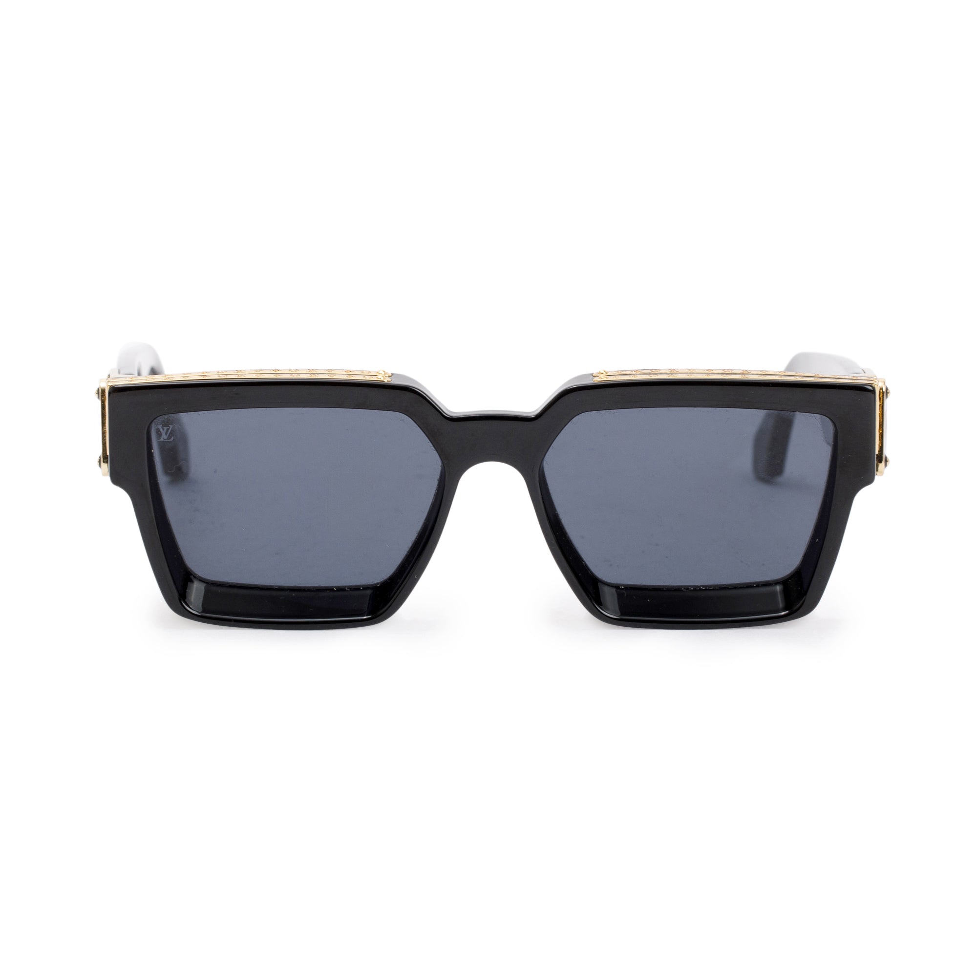 Louis Vuitton 2021 Black Acetate 1.1 Millionaires Sunglasses w/ Case