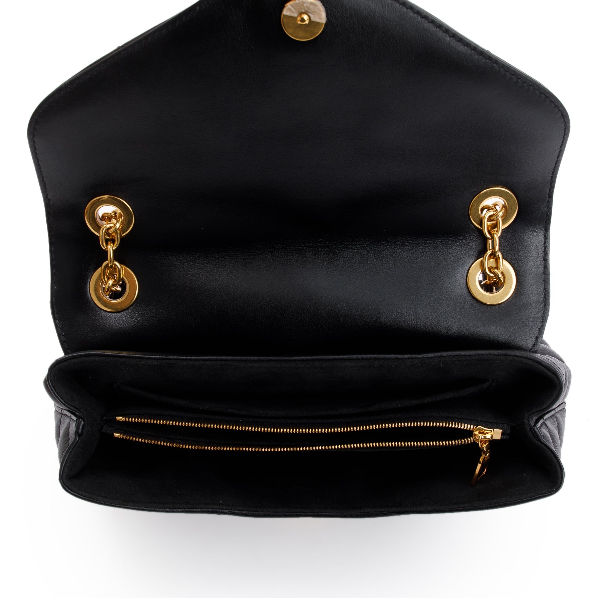 Louis Vuitton 2021 Black Cowhide Leather New Wave Chain Bag MM w/ Box & Receipt