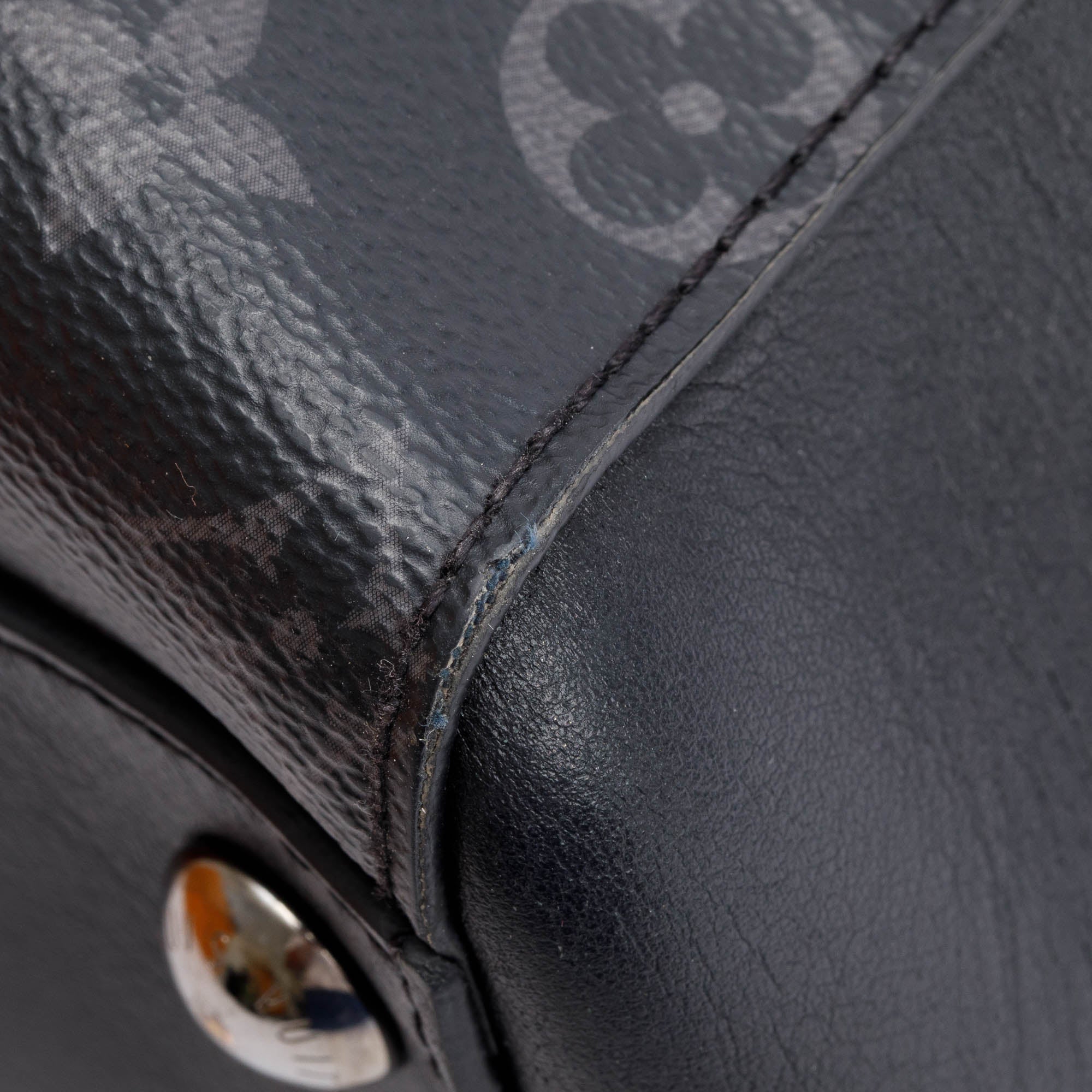 Louis Vuitton 2021 Black Monogram Eclipse Grand Sac w/ Pouch, Box & Receipt