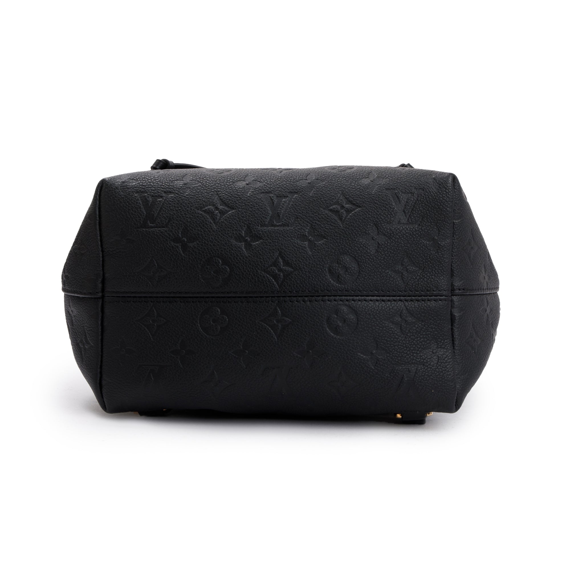 Louis Vuitton 2021 Black Monogram Empreinte Montsouris Backpack
