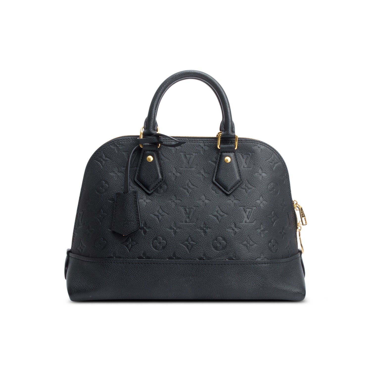 Louis Vuitton 2021 Black Monogram Empreinte Neo Alma PM w/ Strap & Receipt