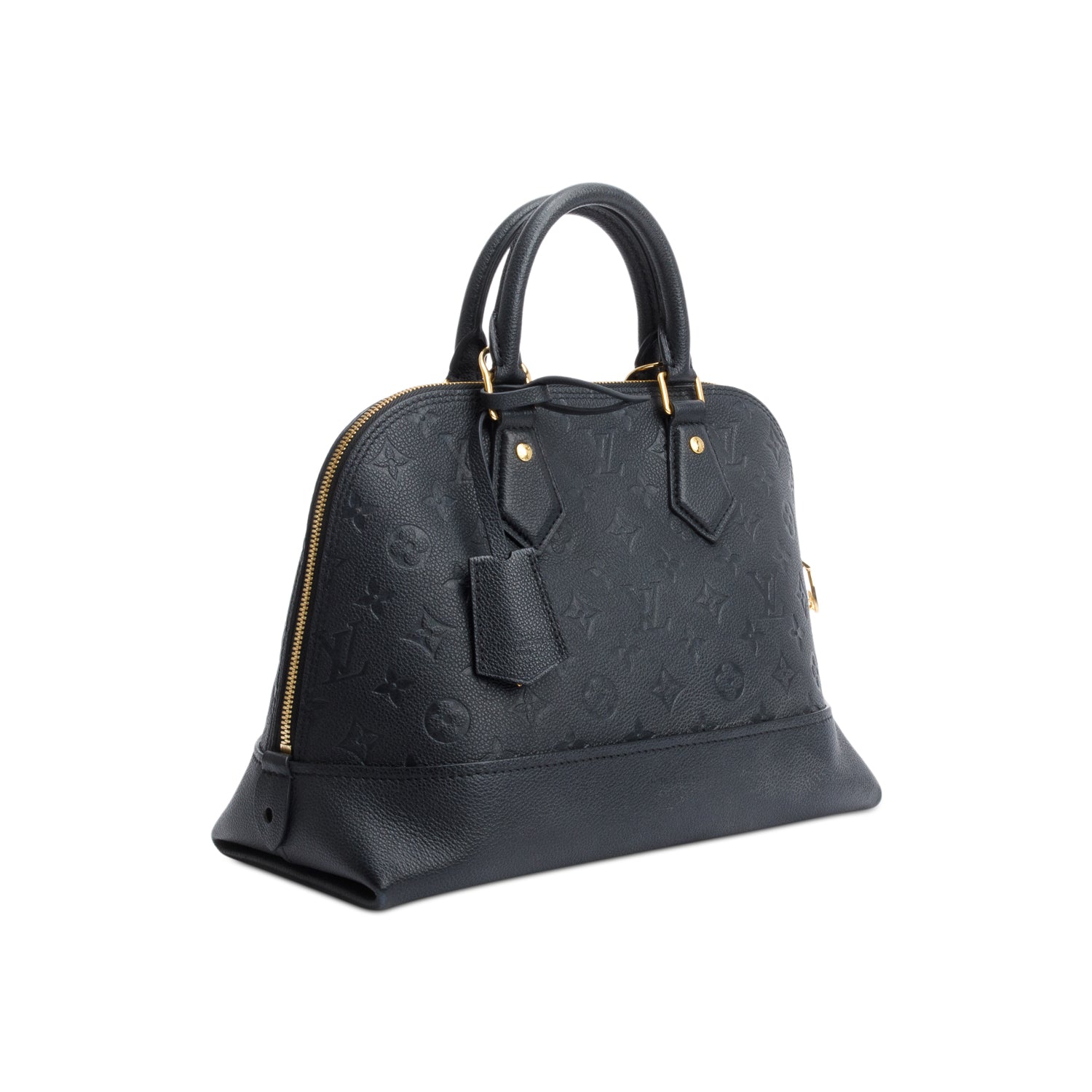 Louis Vuitton 2021 Black Monogram Empreinte Neo Alma PM w/ Strap & Receipt