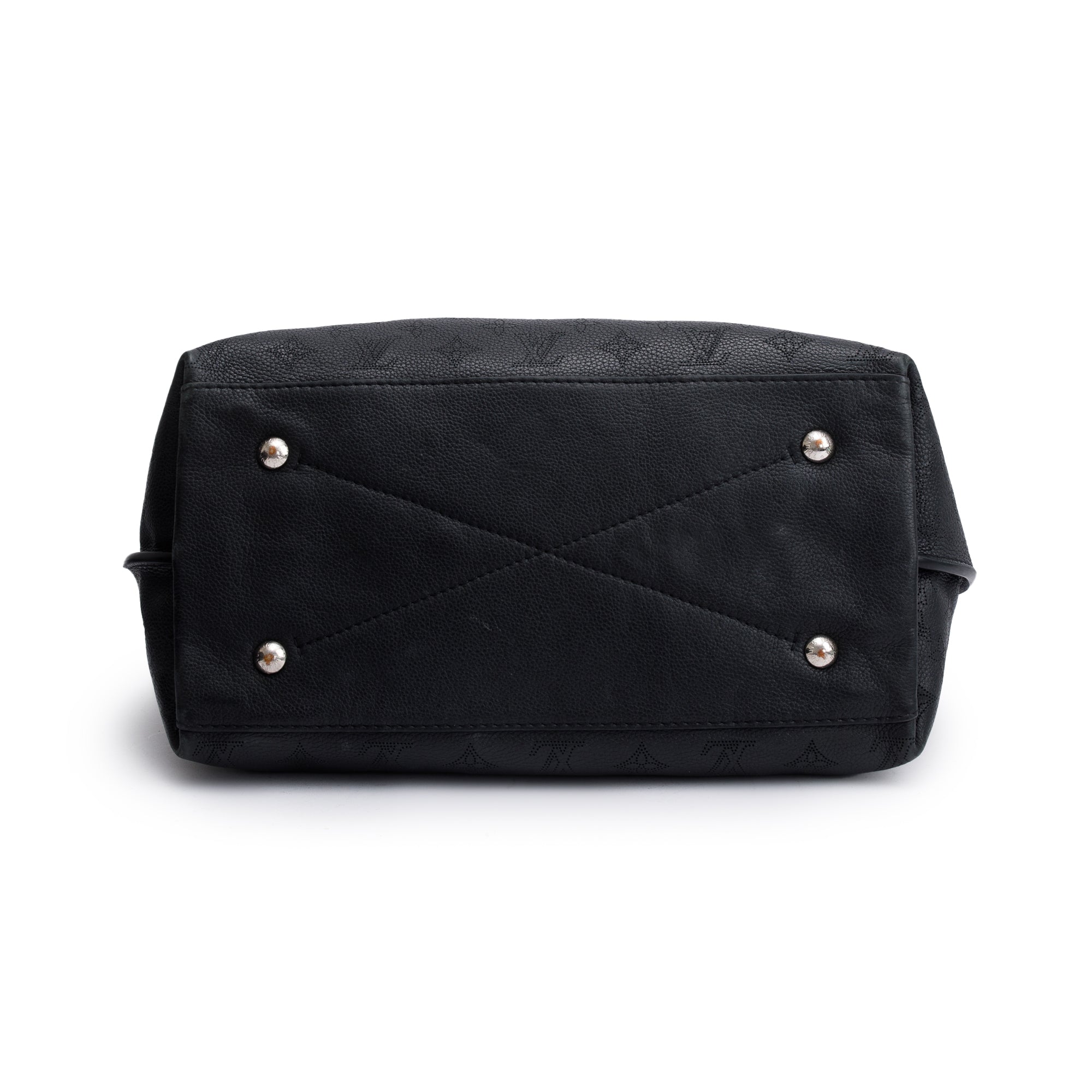 Louis Vuitton 2021 Black Monogram Mahina Carmel Hobo Bag