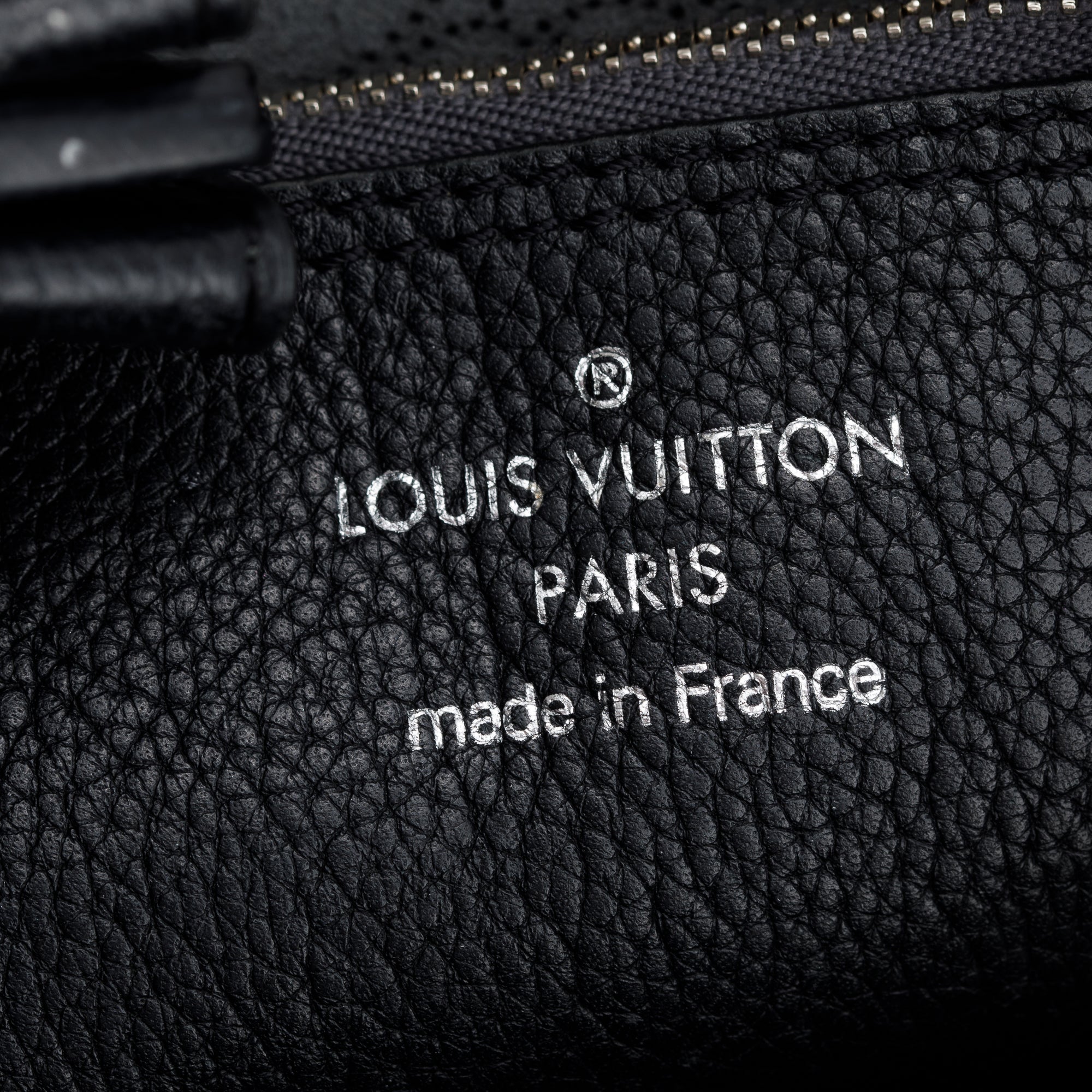 Louis Vuitton 2021 Black Monogram Mahina Carmel Hobo Bag