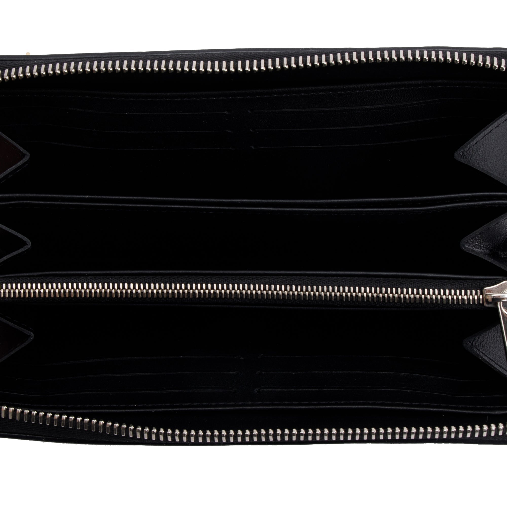 Louis Vuitton 2021 Black Monogram Mahina Zippy Wallet