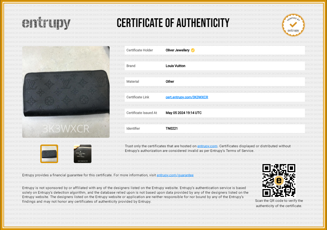 Louis Vuitton 2021 Black Monogram Mahina Zippy Wallet