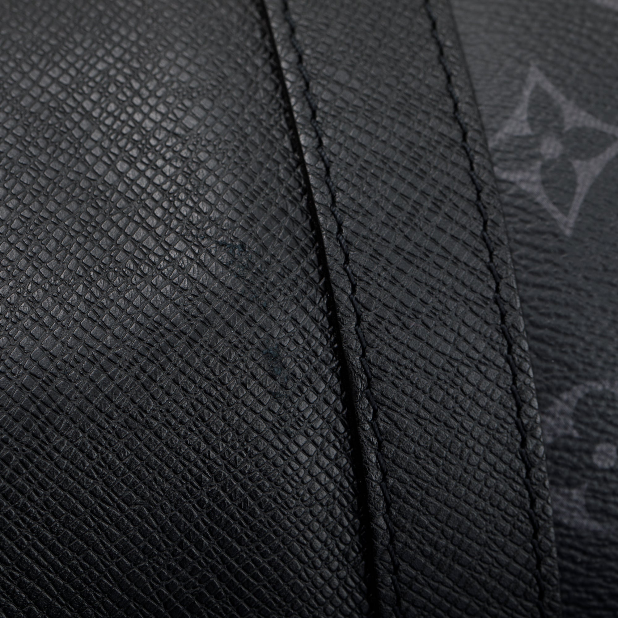 Louis Vuitton 2021 Black Taigarama Keepall Bandouliere 50 w/ Box