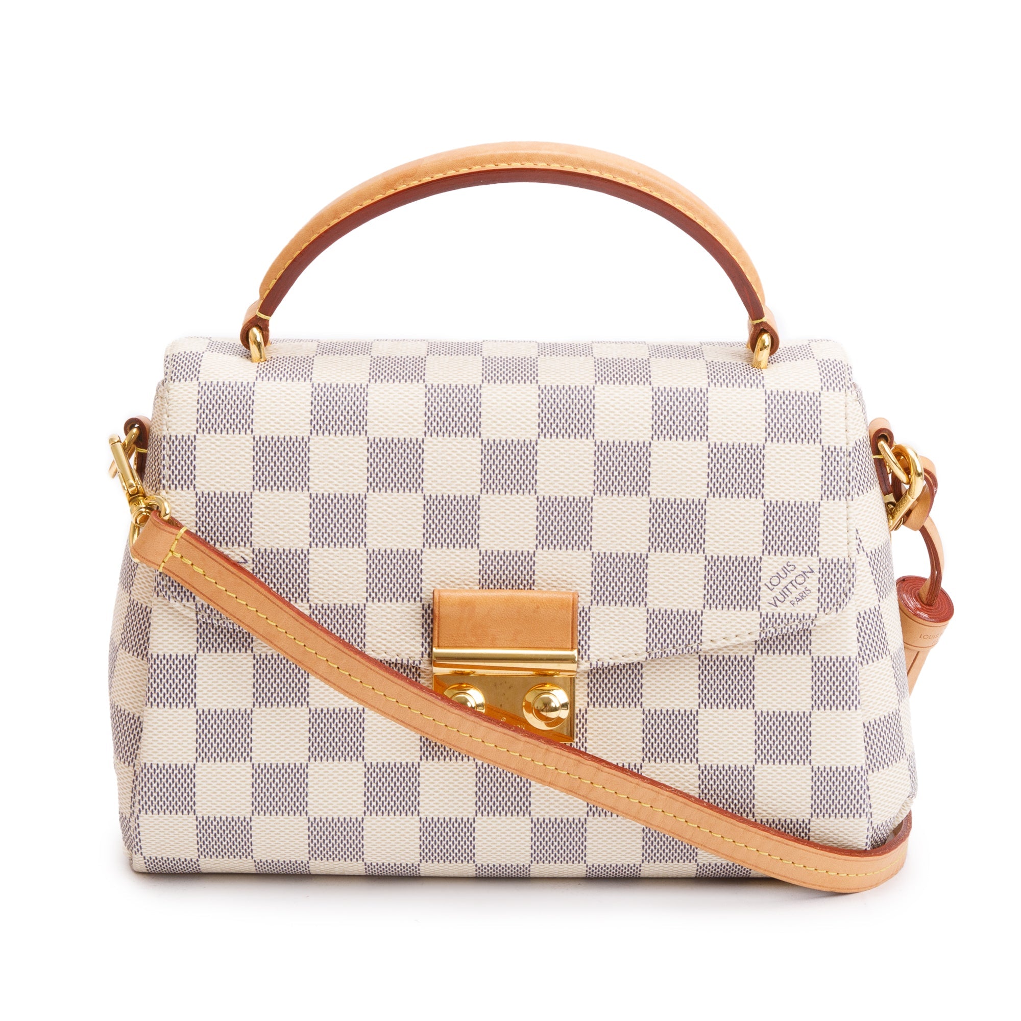 Louis Vuitton 2021 Damier Azur Croisette Bag w/ Box