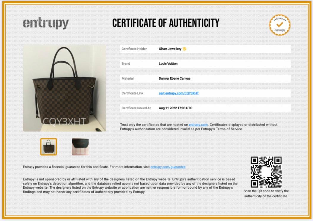 Louis Vuitton 2021 Damier Ebene Neverfull MM w/ Pouch, Box & Receipt
