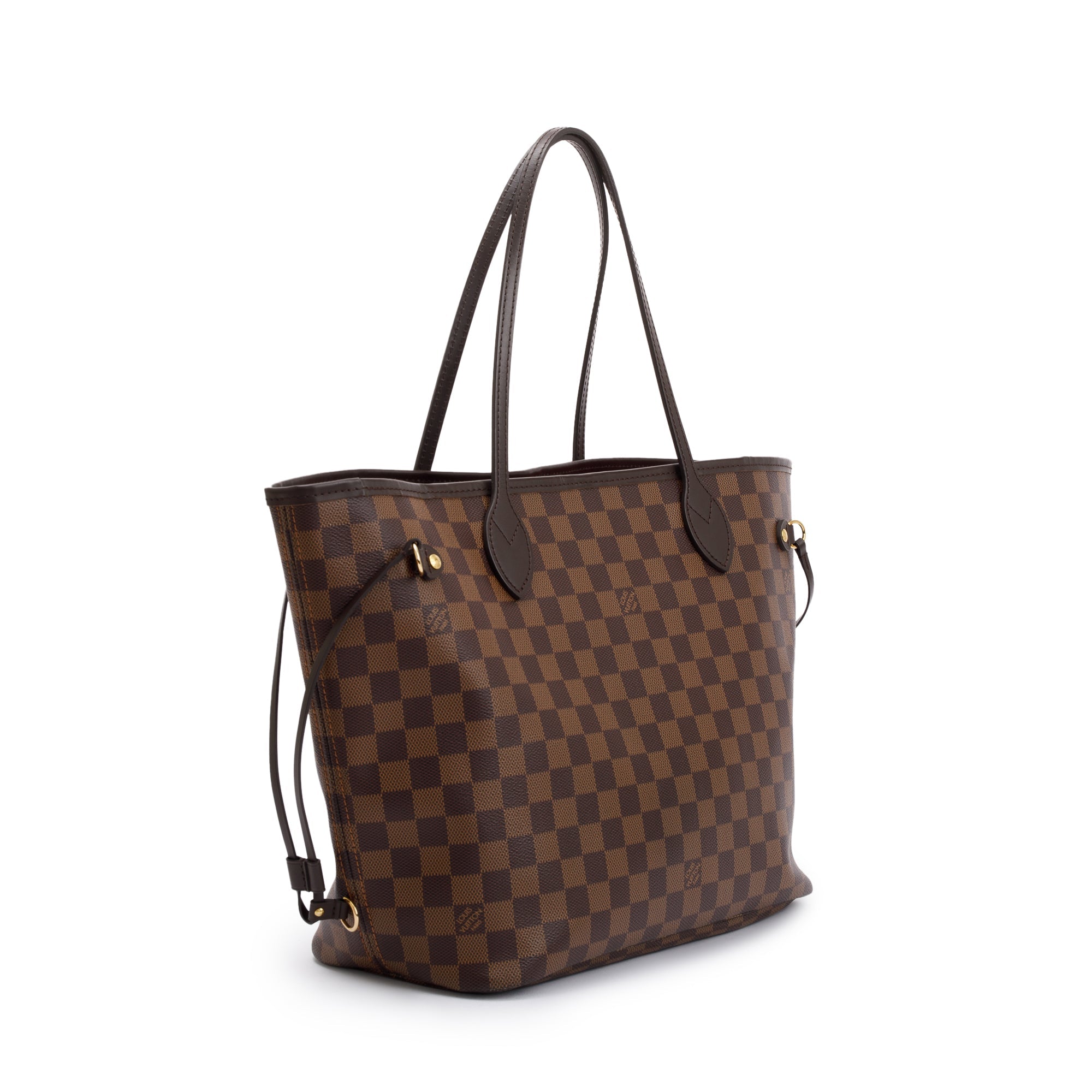Louis Vuitton 2021 Damier Ebene Neverfull MM w/ Receipt