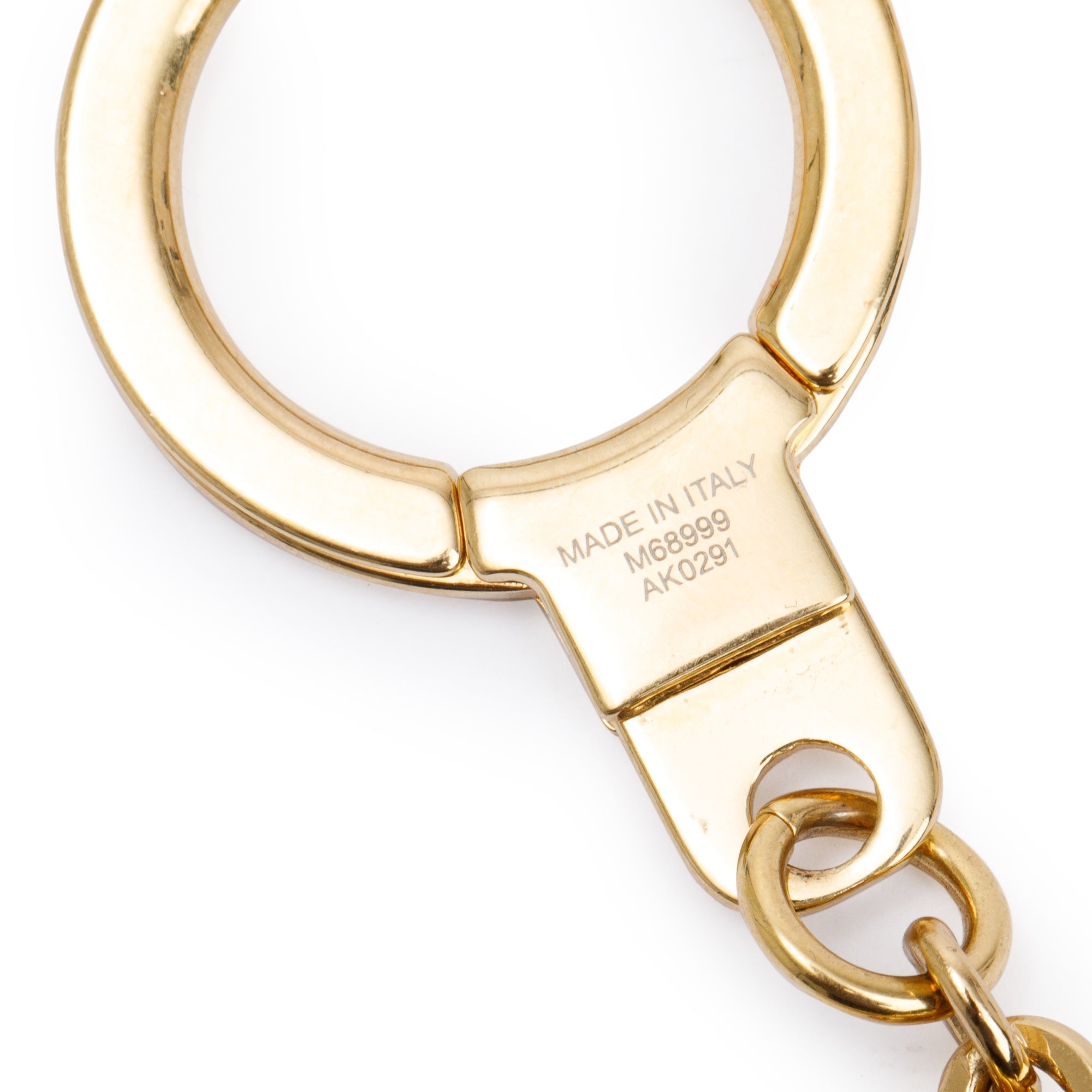 Louis Vuitton 2021 Gold-Tone Metal Fleur De Monogram Bag Charm