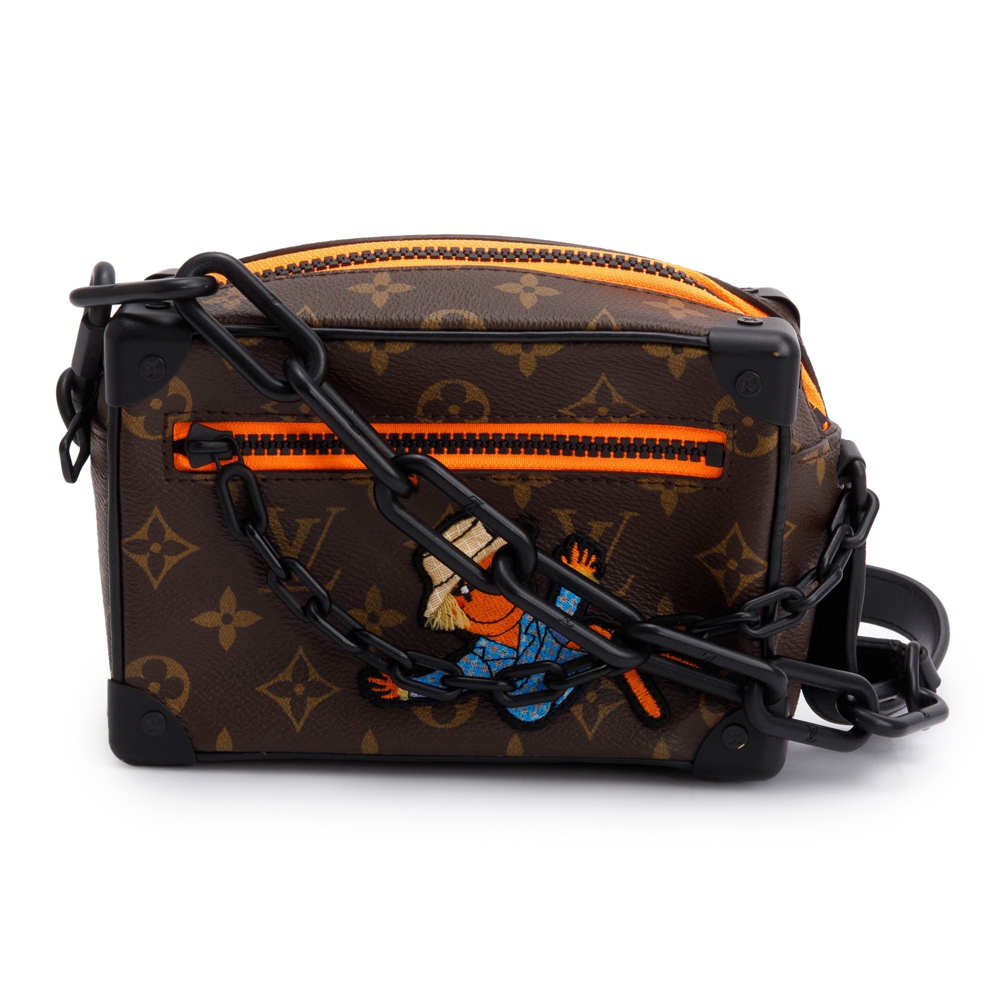 Louis Vuitton 2021 Monogram LV Friends Patch Mini Solar Ray Soft Trunk Bag