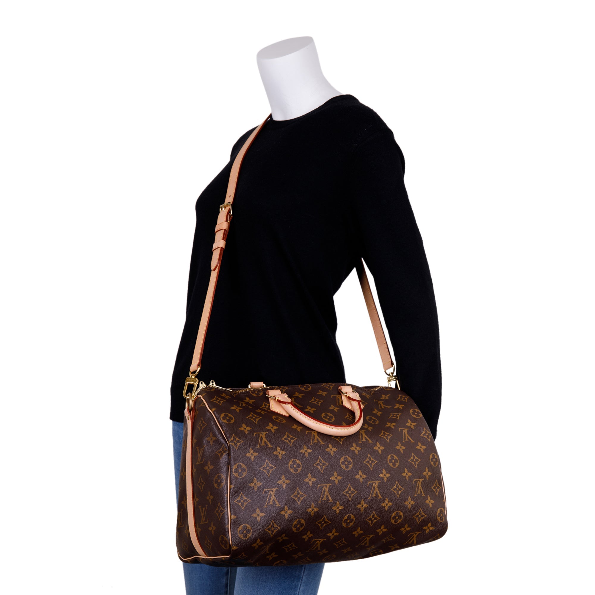 Louis Vuitton 2021 Monogram Speedy Bandouliere 35