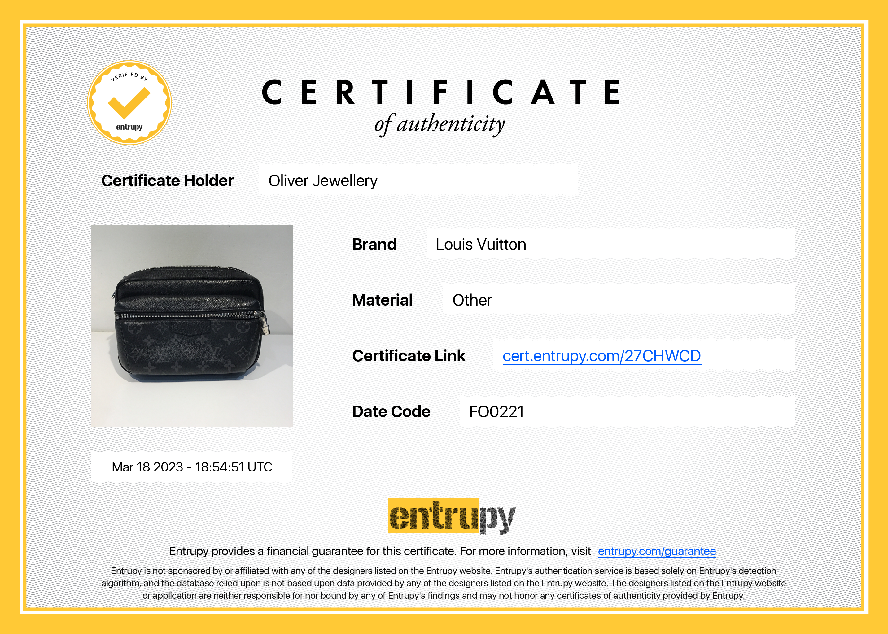 Louis Vuitton 2021 Monogram Taigarama Outdoor Bumbag