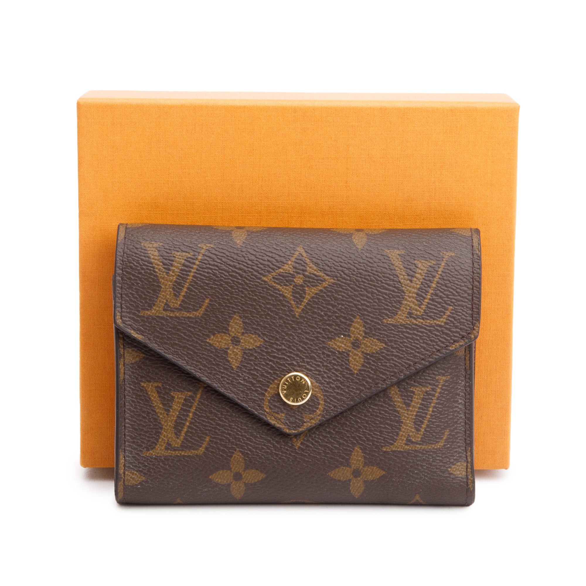 Louis Vuitton 2021 Monogram Victorine Wallet w/ Box & Receipt