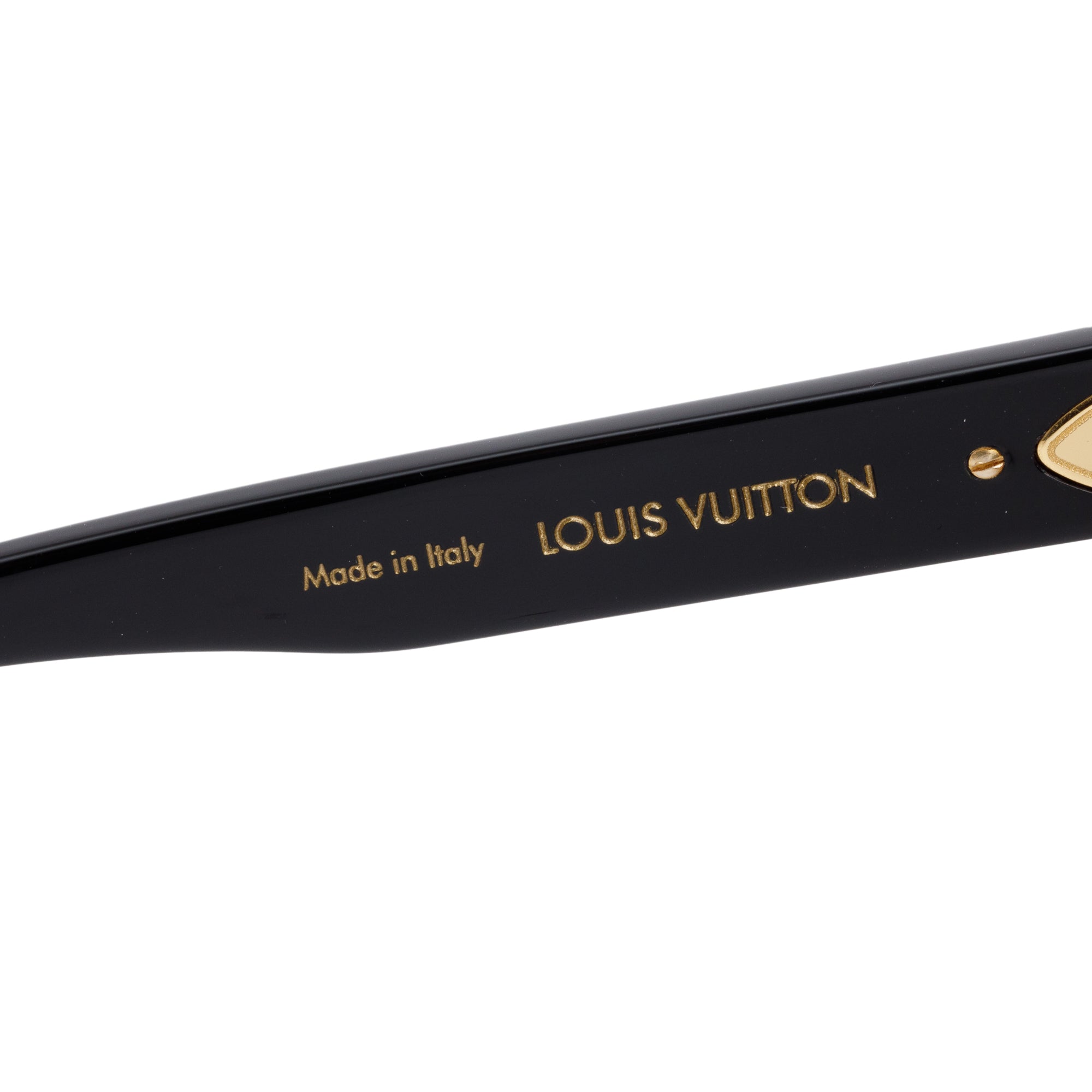 Louis Vuitton 2021 Z1523E Black Acetate My Monogram Square Sunglasses w/ Box & Case