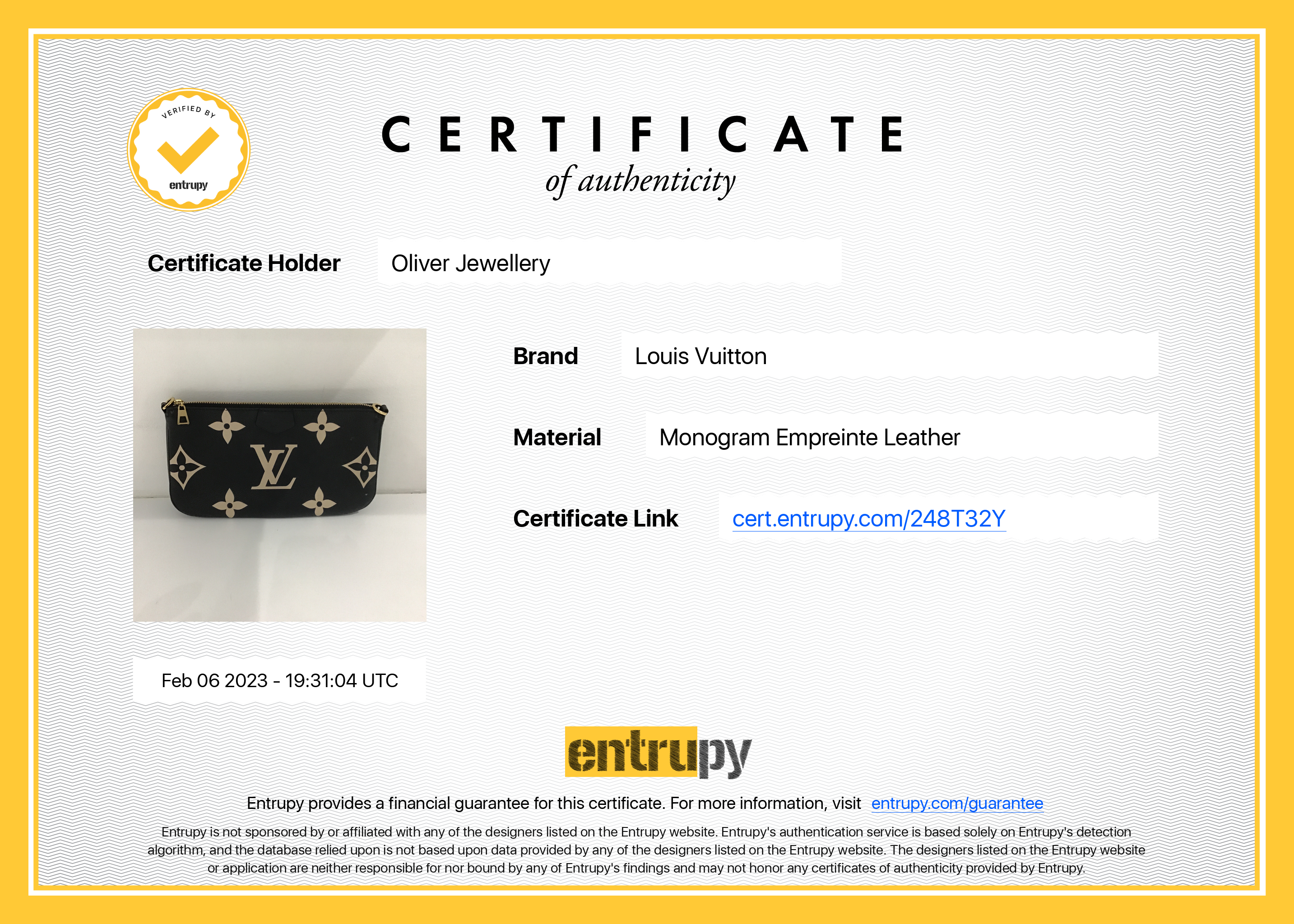 Louis Vuitton 2022 Bicolor Empreinte Leather Multi-Pochette Accessoires
