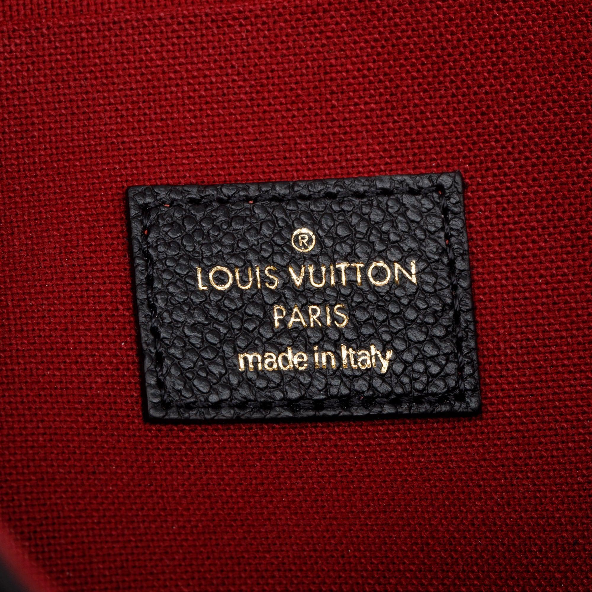 Louis Vuitton 2022 Bicolor Monogram Empreinte Leather Felicie Pochette w/ Inserts