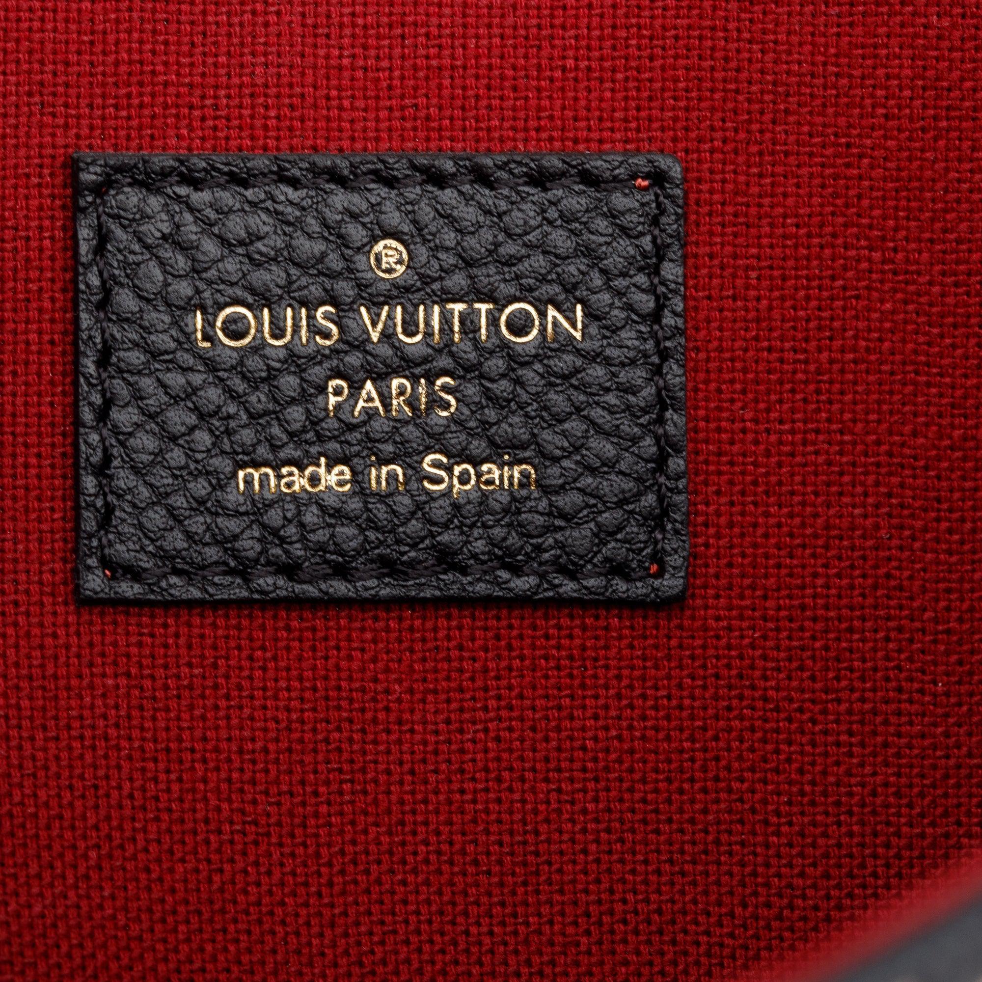 Louis Vuitton 2022 Bicolor Monogram Empreinte Leather Felicie Pochette w/ Inserts & Box