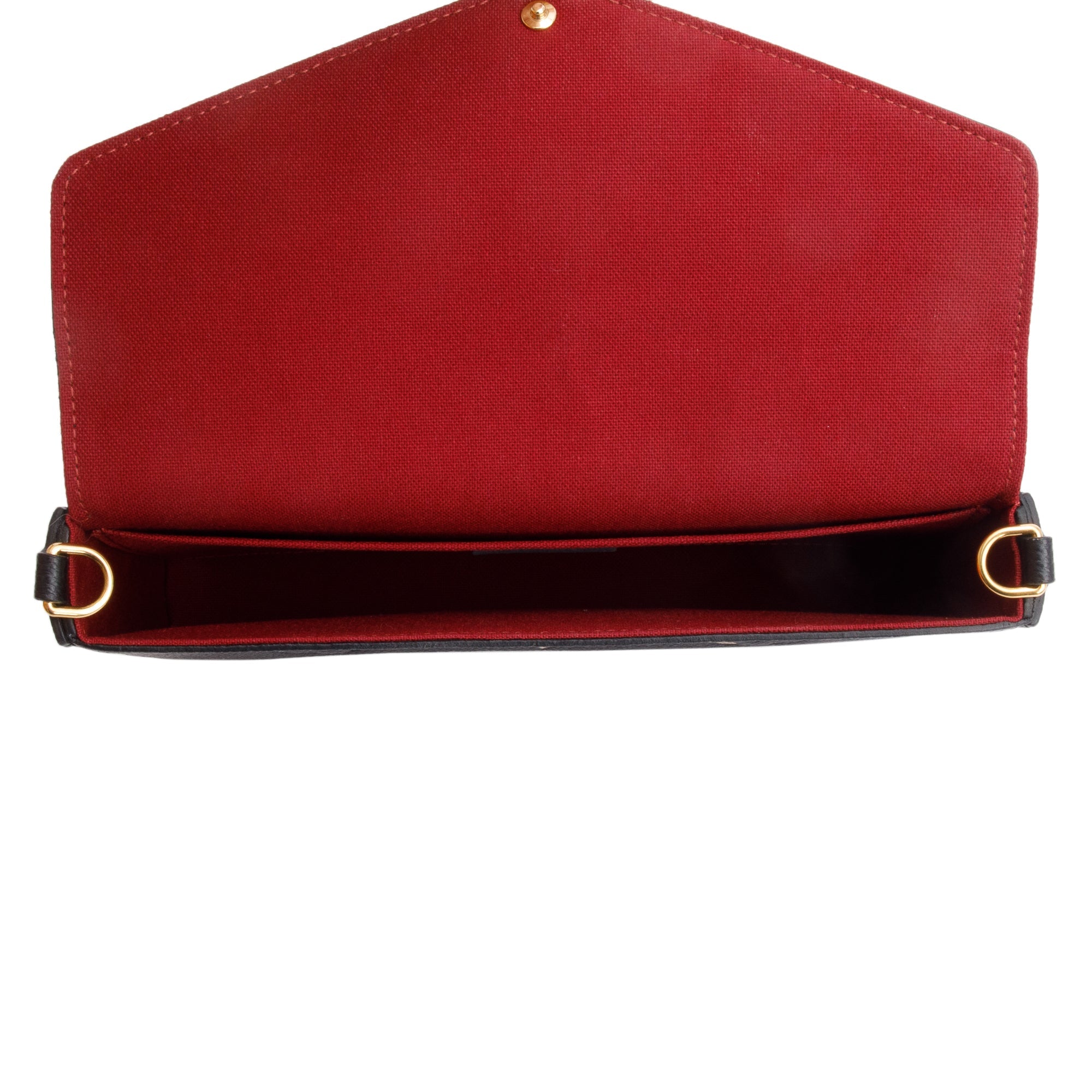 Louis Vuitton 2022 Bicolor Monogram Empreinte Leather Felicie Pochette w/ Inserts & Box