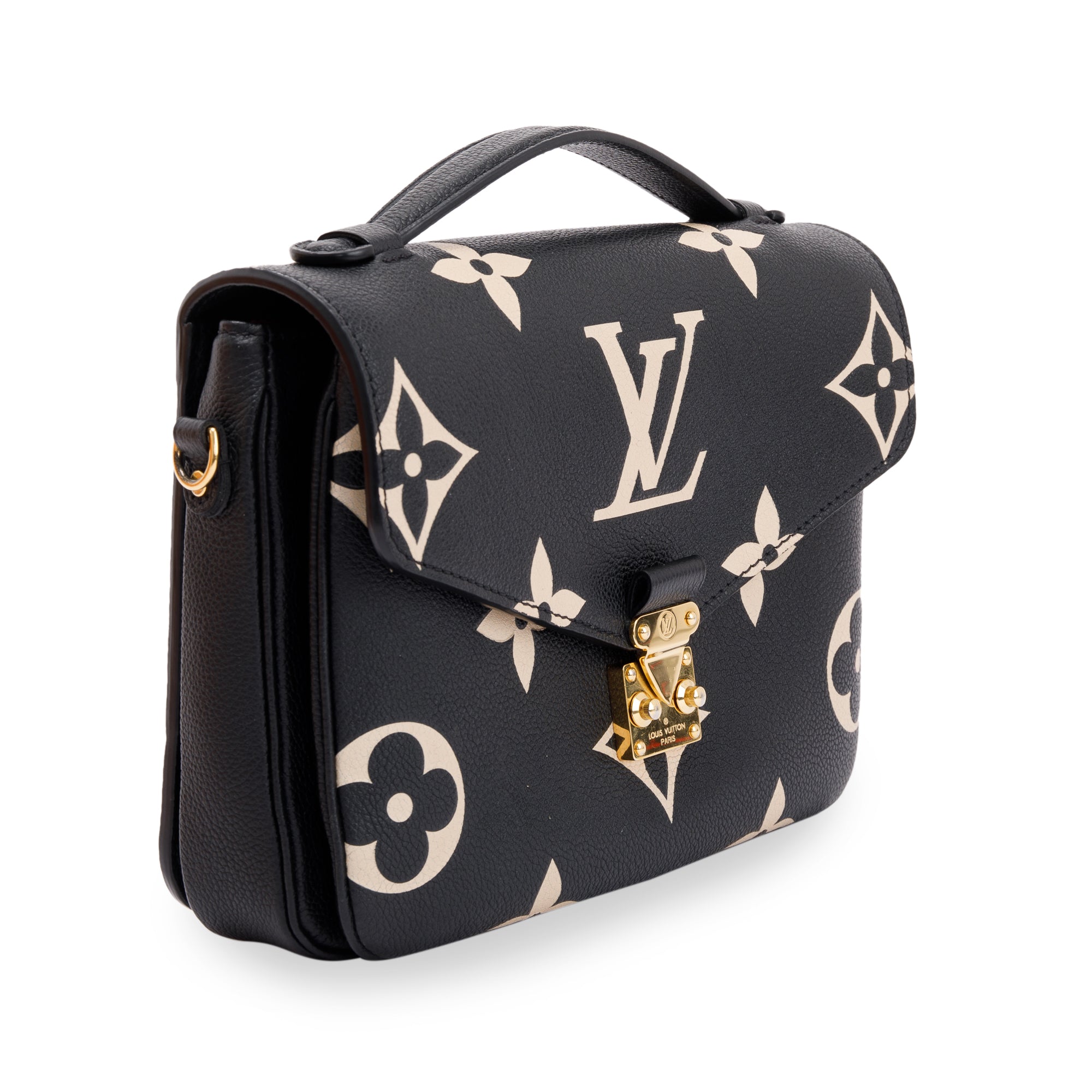 Louis Vuitton 2022 Bicolor Monogram Empreinte Pochette Metis w/ Box