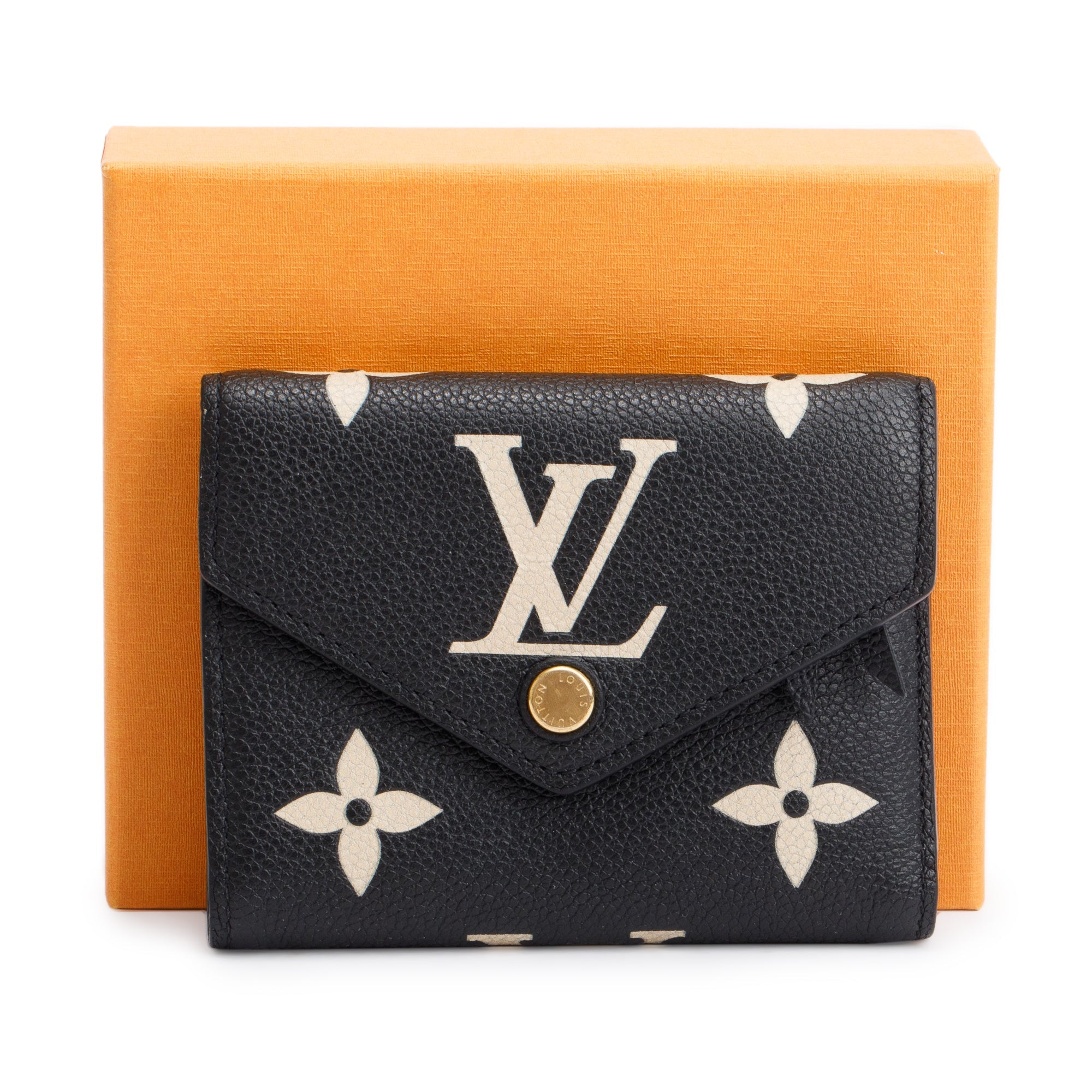 Louis Vuitton 2022 Bicolor Monogram Empreinte Victorine Wallet w/ Box & Receipt