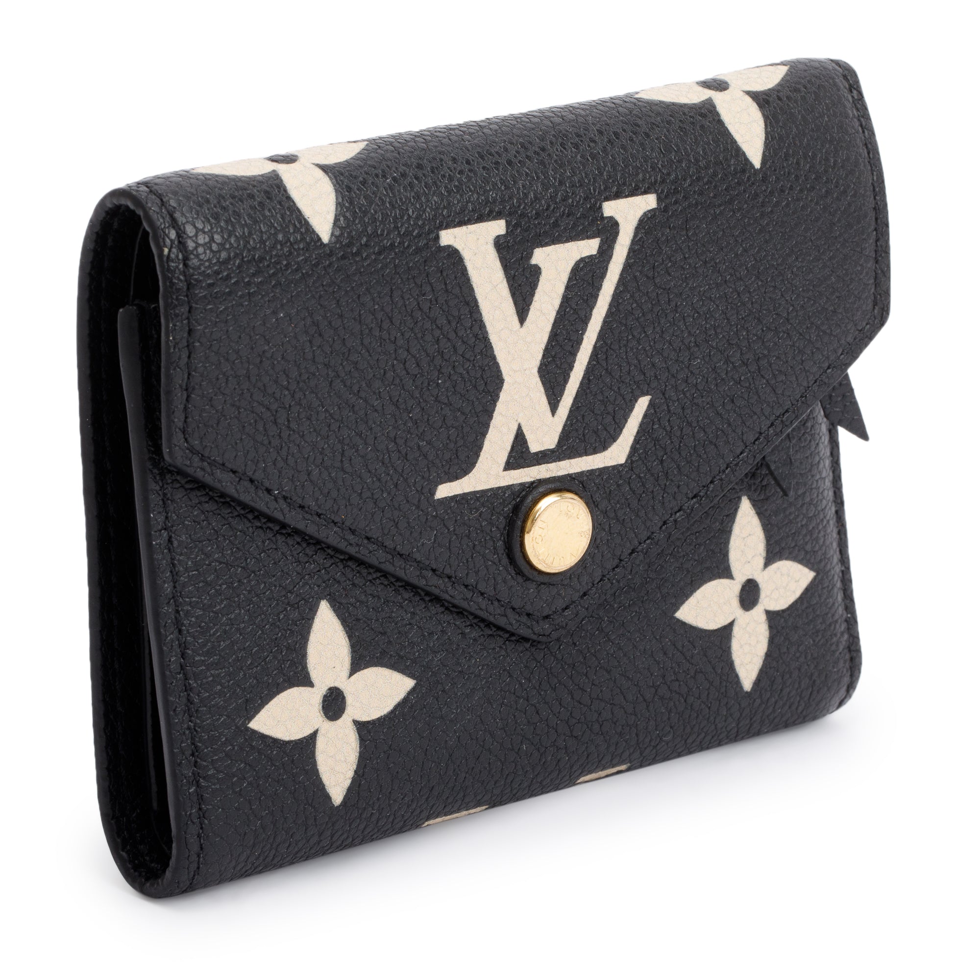 Louis Vuitton 2022 Bicolor Monogram Empreinte Victorine Wallet w/ Box & Receipt