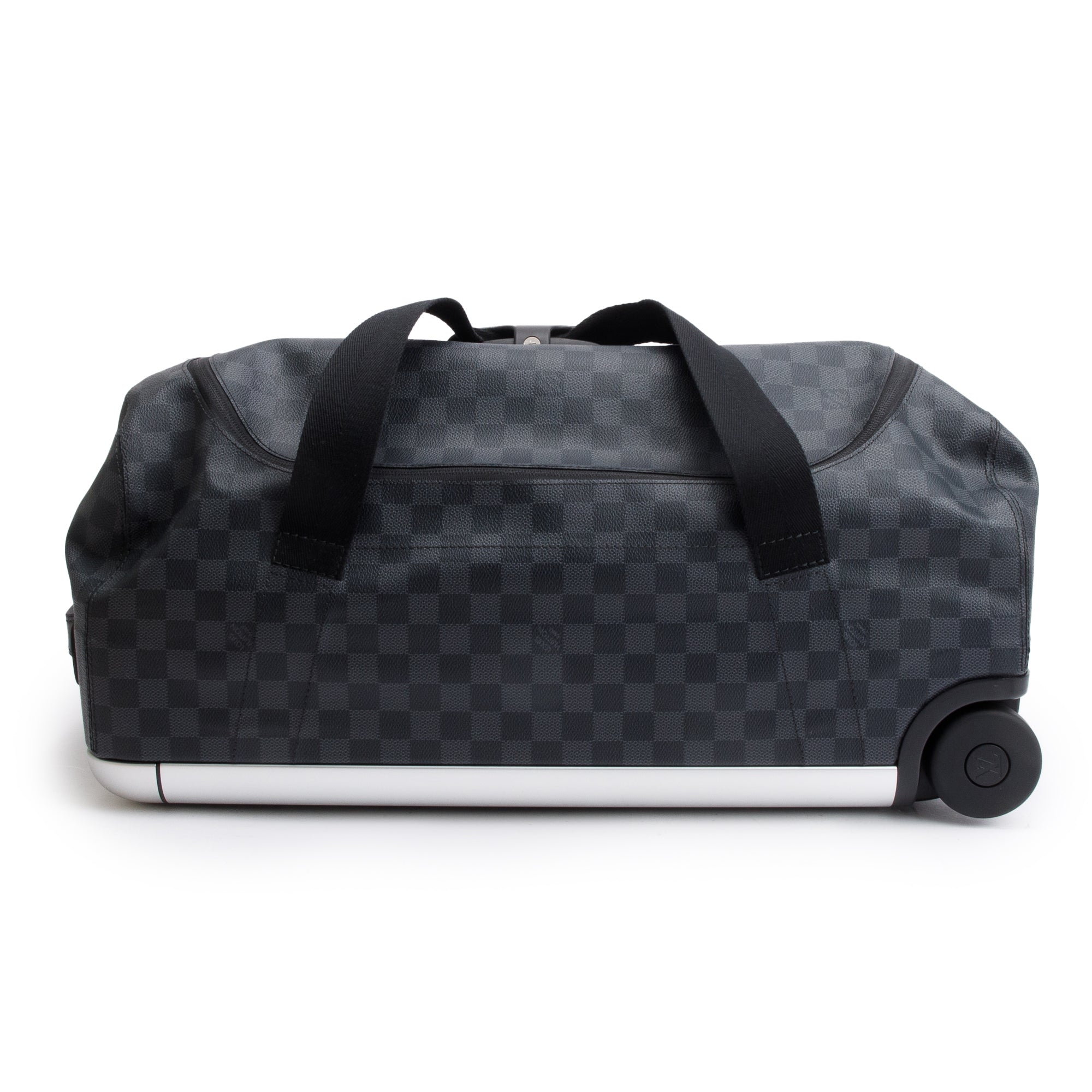 Louis Vuitton 2022 Black Damier Graphite Horizon Soft Duffle 55
