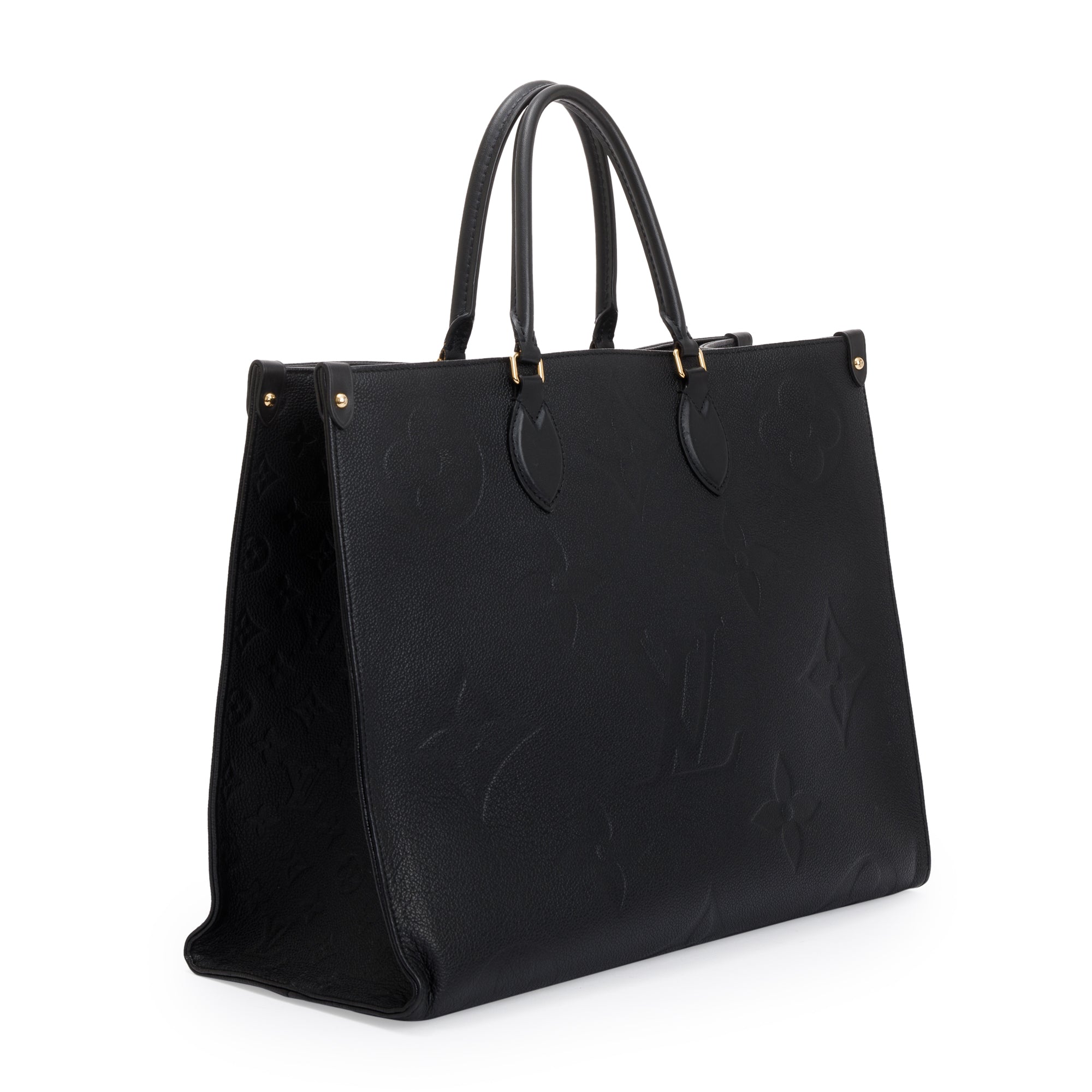 Louis Vuitton 2022 Black Empreinte Leather OnTheGo GM w/ Box