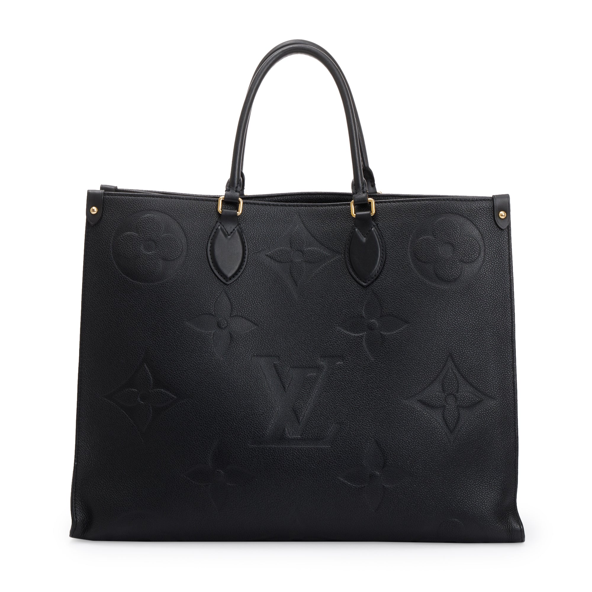Louis Vuitton 2022 Black Empreinte Leather OnTheGo GM w/ Box
