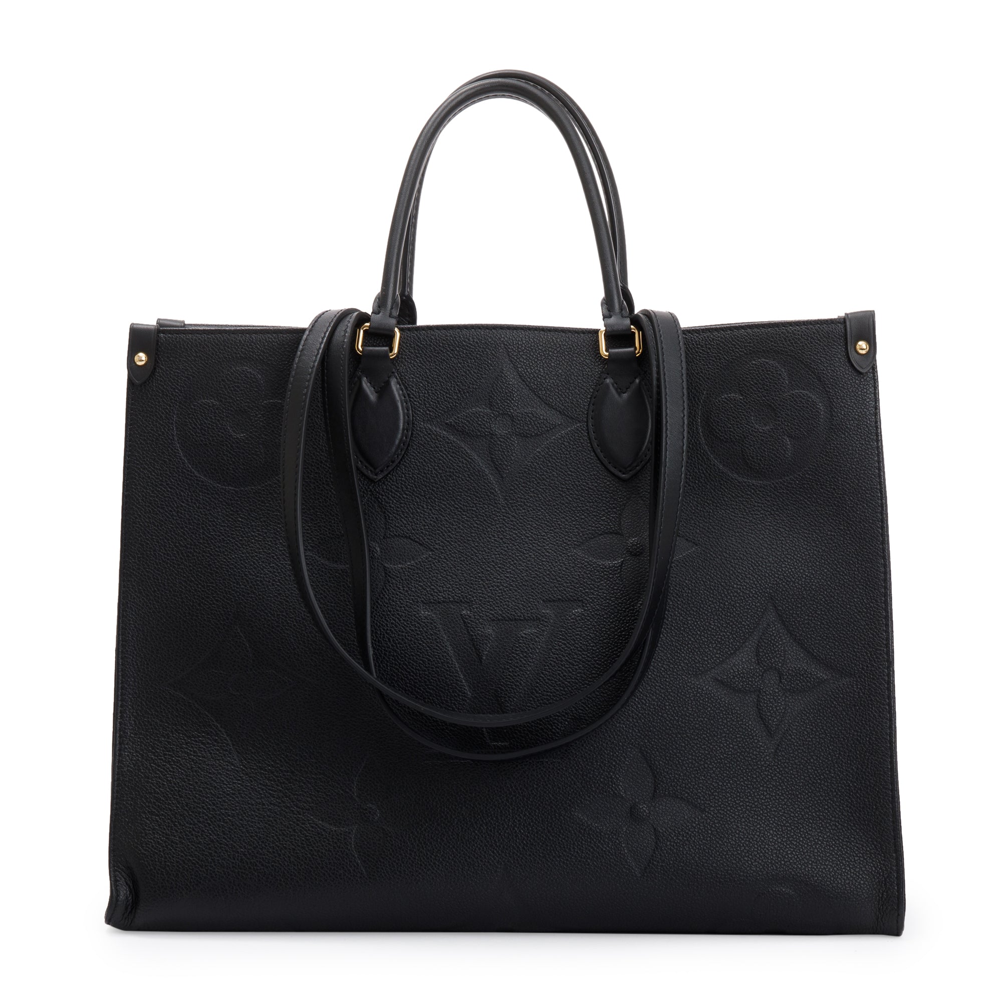 Louis Vuitton 2022 Black Empreinte Leather OnTheGo GM w/ Box