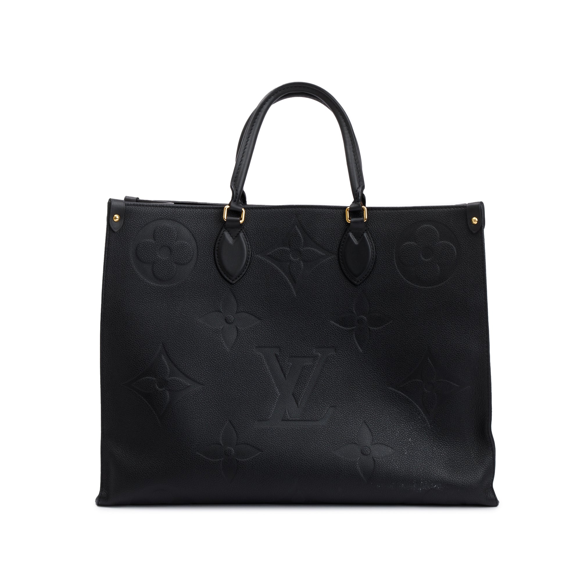 Louis Vuitton 2022 Black Empreinte Leather OnTheGo GM w/ Receipt