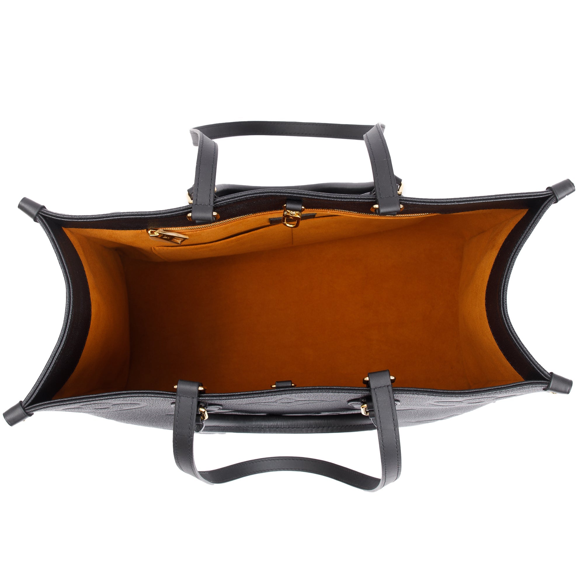 Louis Vuitton 2022 Black Empreinte Leather OnTheGo GM w/ Receipt