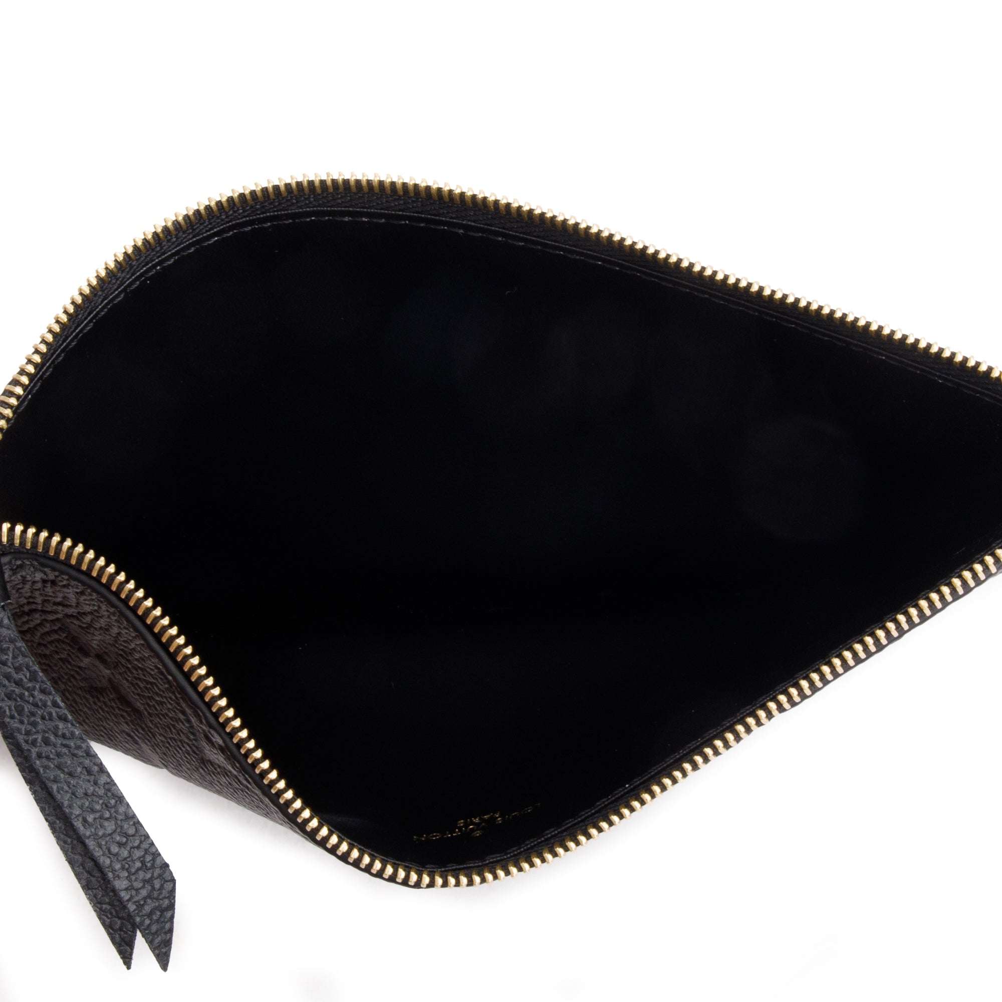Louis Vuitton 2022 Black Empreinte Leather Pochette Felicie Zip Pouch Insert