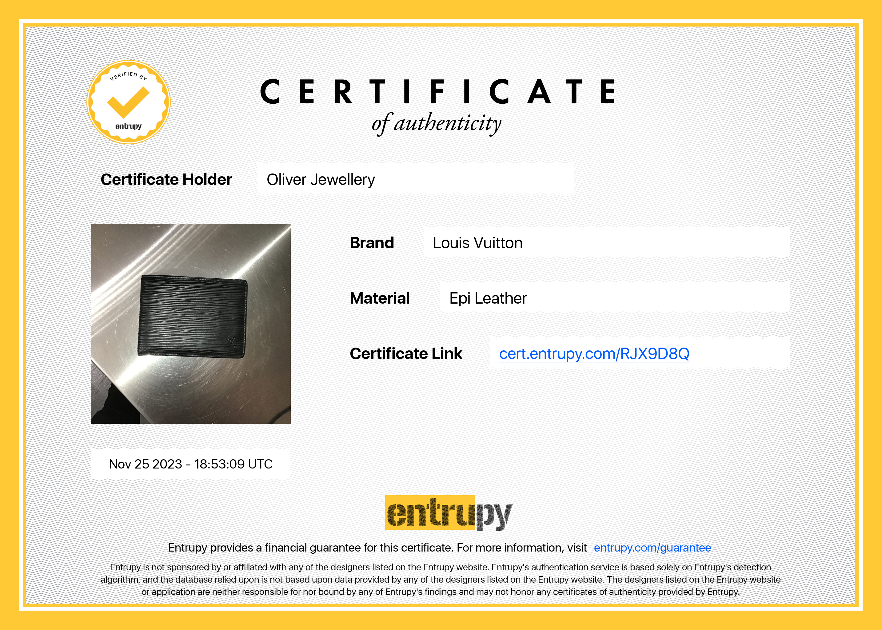 Louis Vuitton 2022 Black Epi Leather & Monogram Eclipse Multiple Wallet