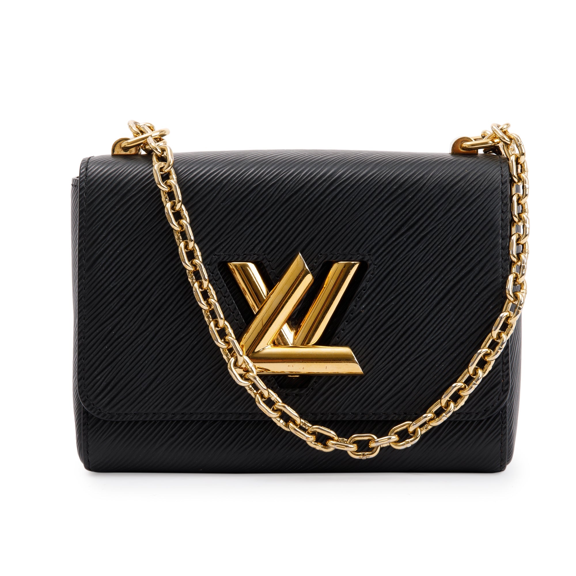 Louis Vuitton 2022 Black Epi Leather Twist PM Shoulder Bag