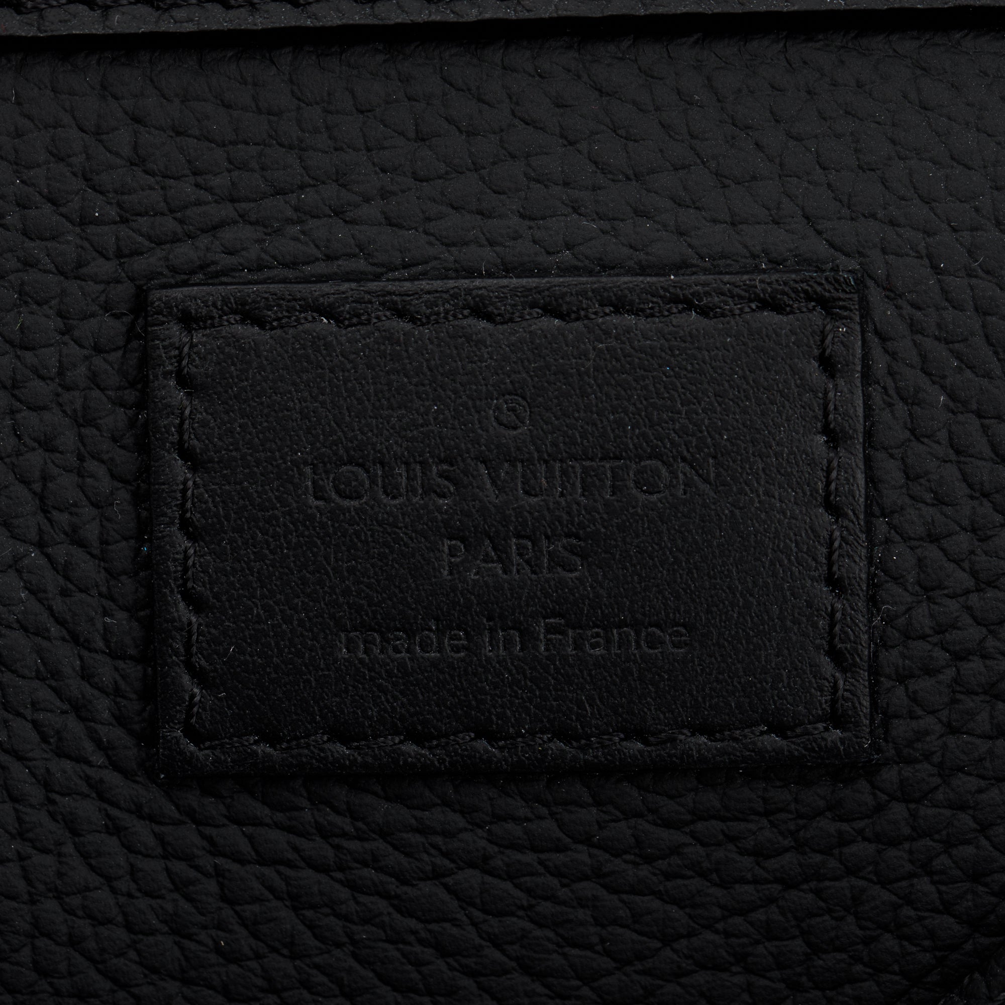 Louis Vuitton Takeoff Aerogram Grained Calf Leather Backpack Black