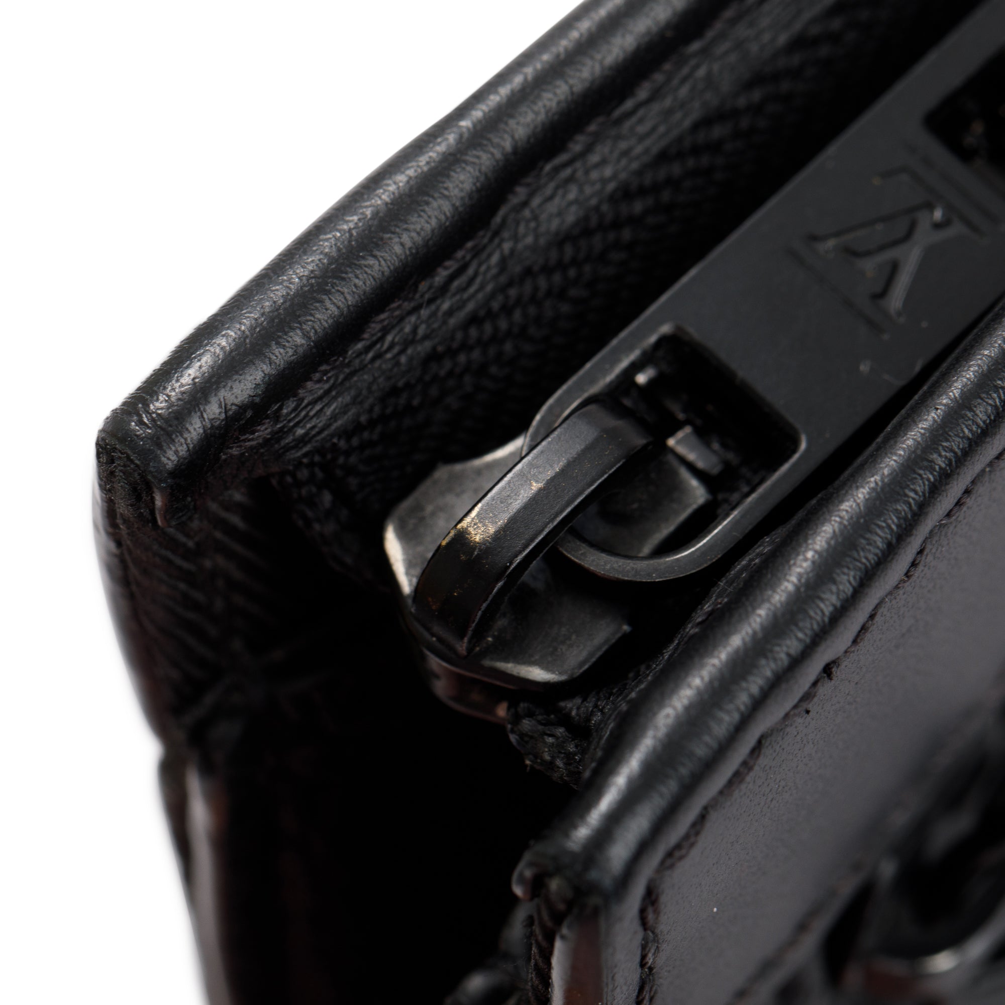 Louis Vuitton 2022 Black LV Aerogram Calfskin Leather Messenger Voyage w/ Receipt