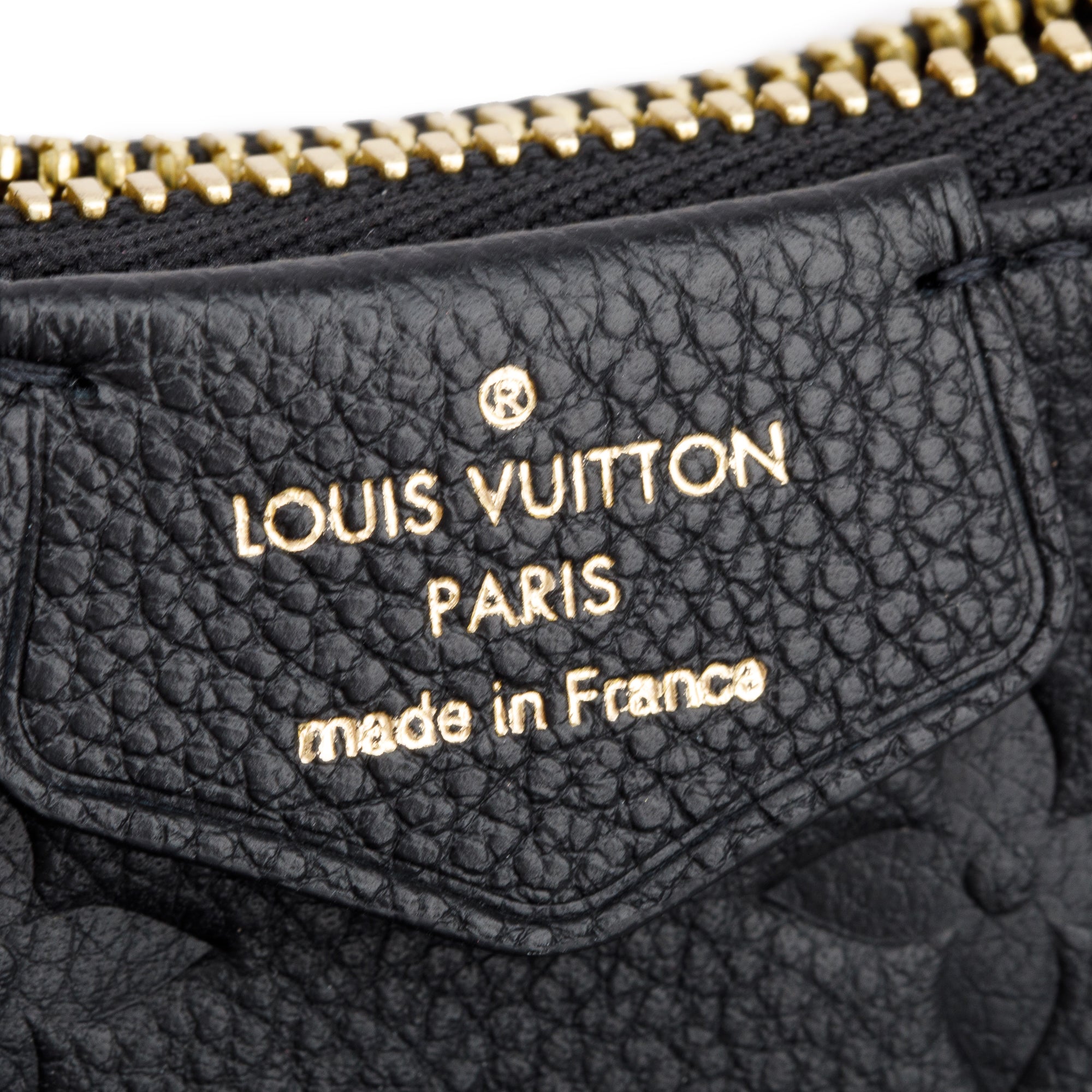 Louis Vuitton 2022 Black Monogram Empreinte Easy Pouch w/ Receipt