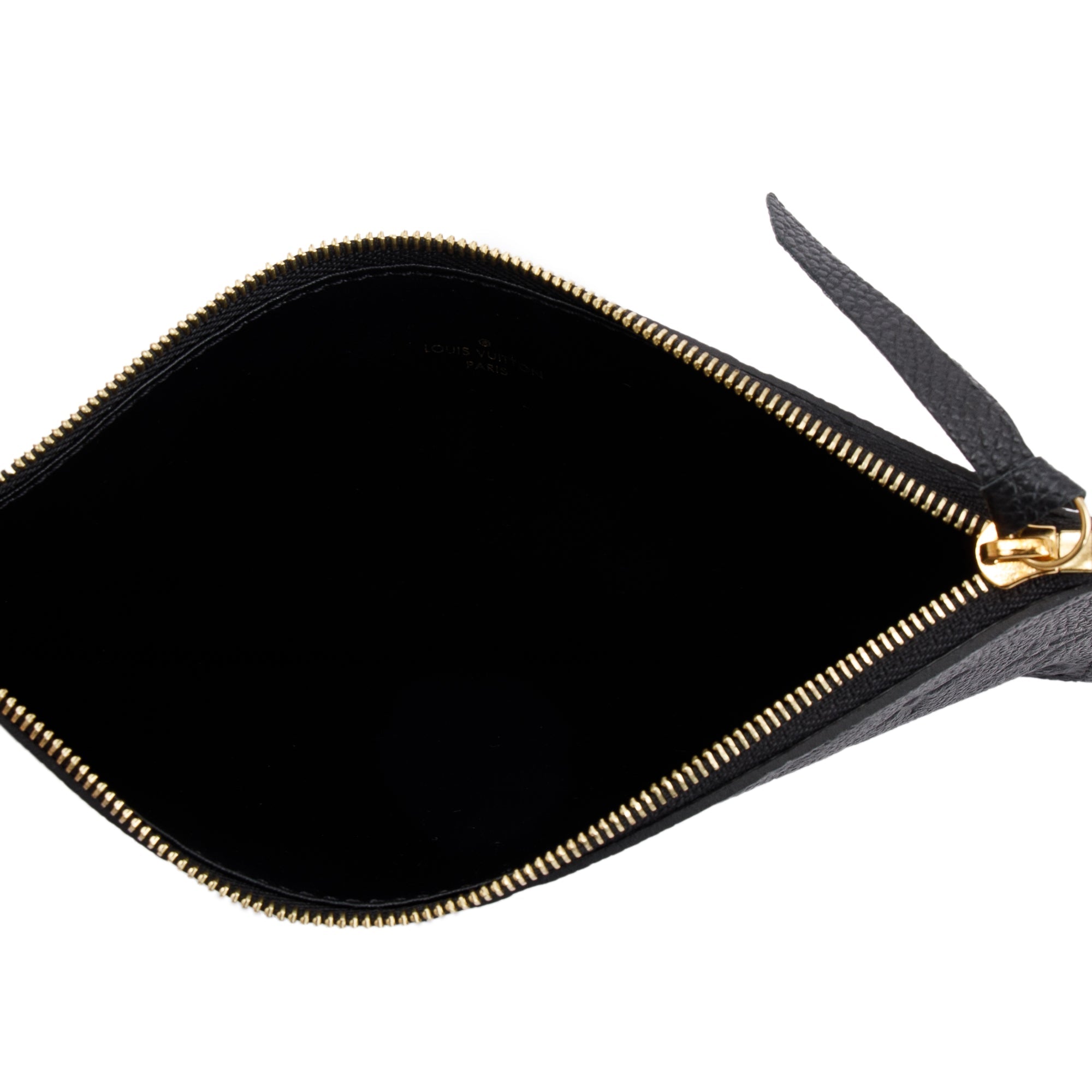 Louis Vuitton 2022 Black Monogram Empreinte Leather Felicie Pochette w/ Box & Inserts