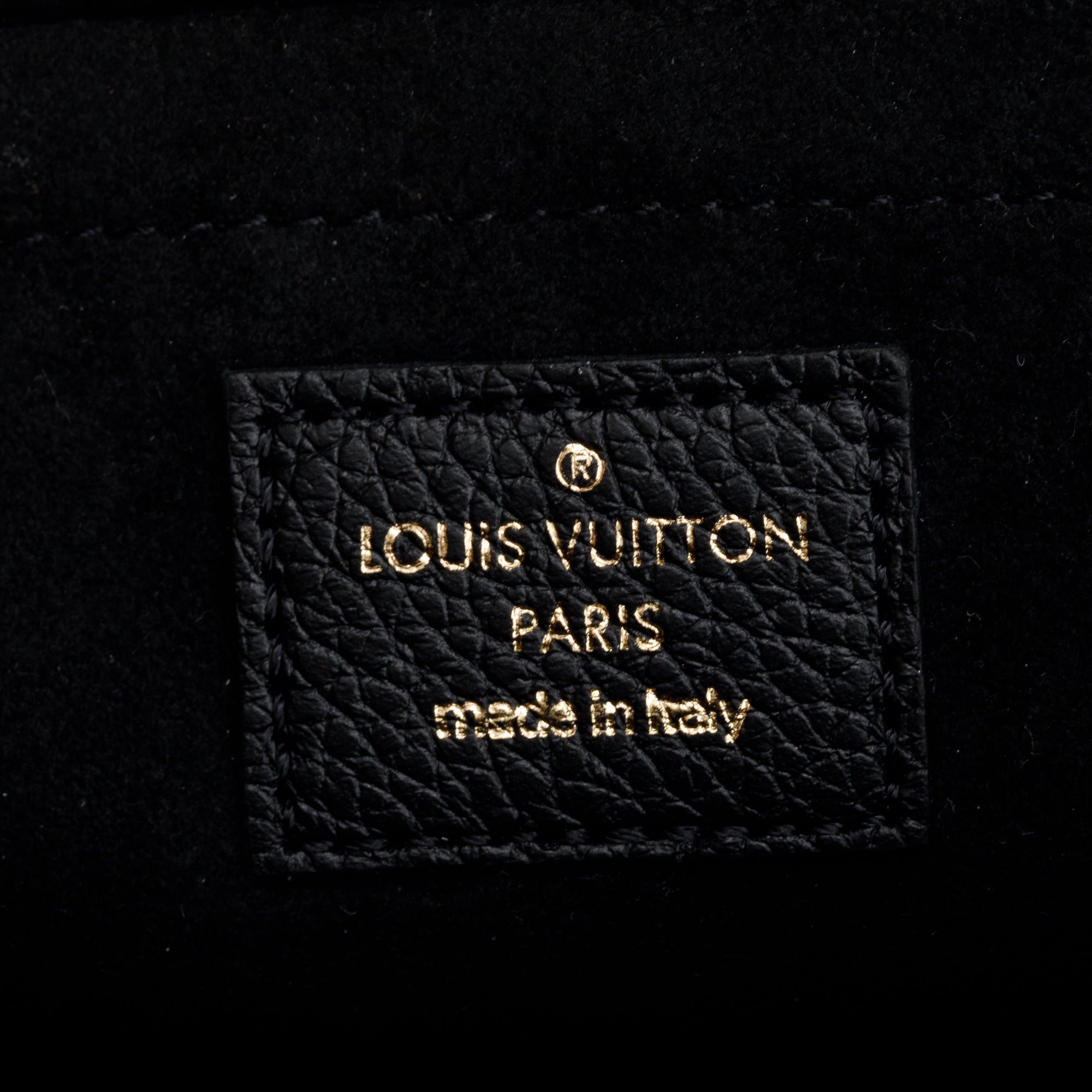 Louis Vuitton 2022 Black Monogram Empreinte Leather Felicie Pochette w/ Insert & Box