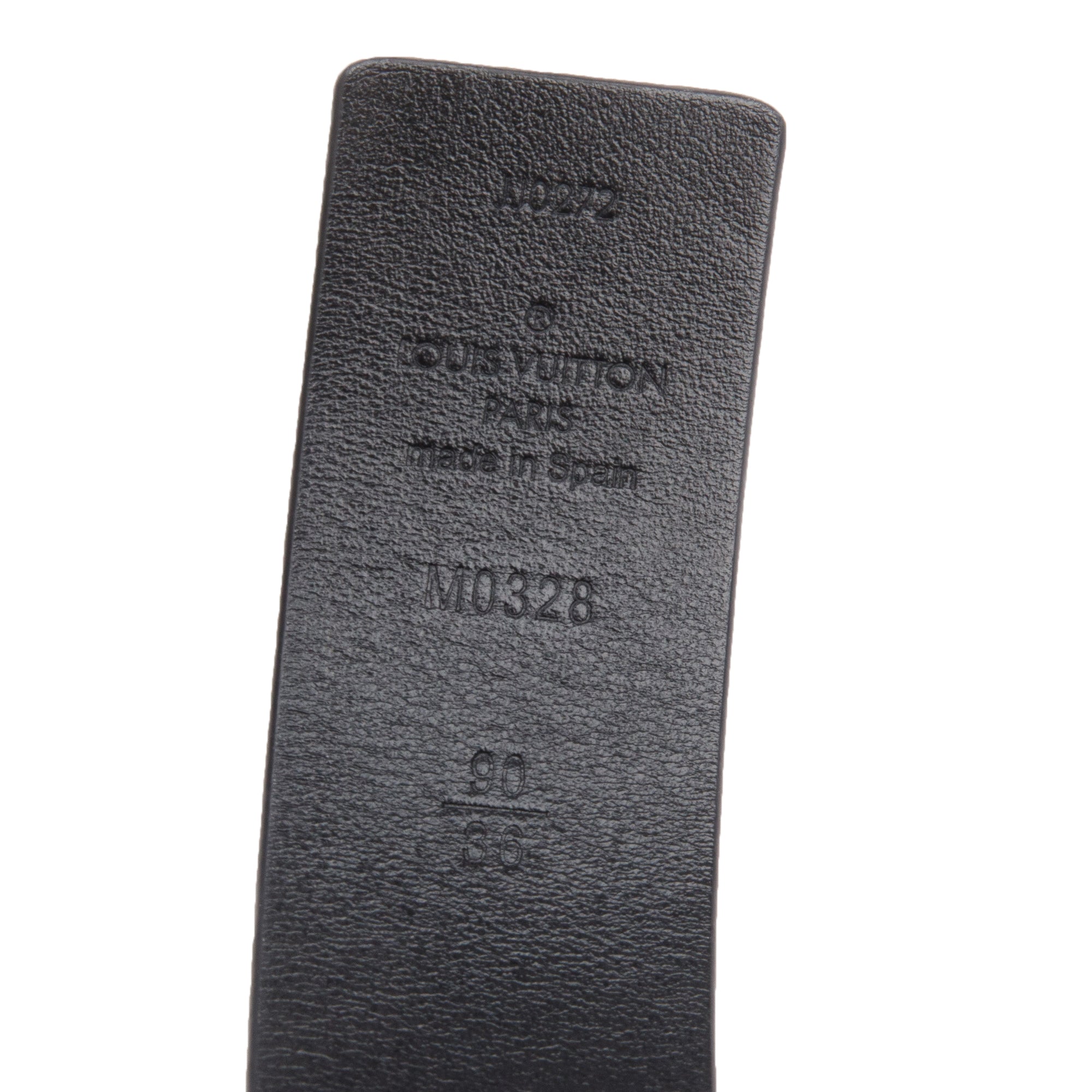 Louis Vuitton 2022 Black Monogram Empreinte Leather Iconic 30 MM Reversible Belt 90 36 w/ Box
