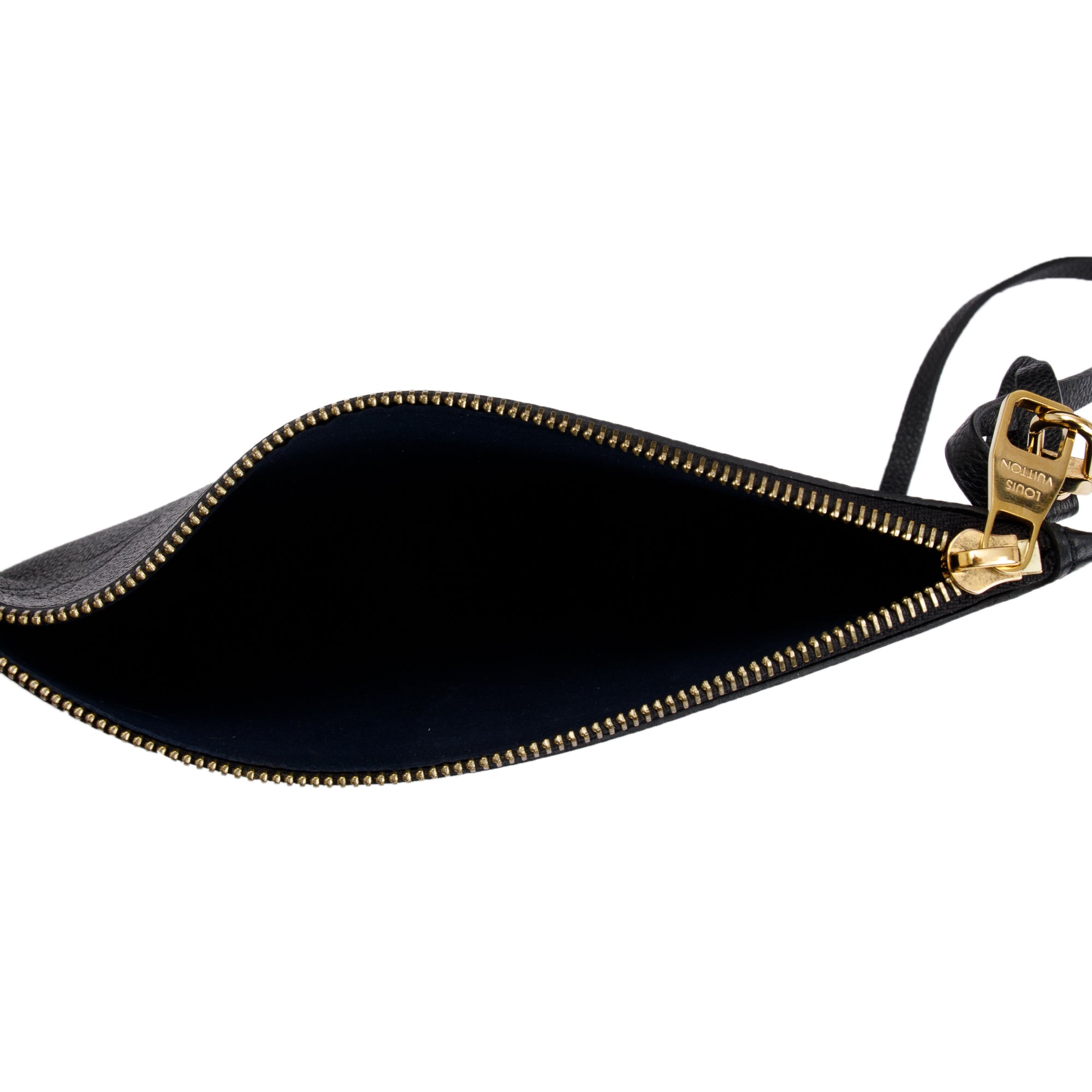 Louis Vuitton 2022 Black Monogram Empreinte Leather Neverfull MM w/ Pouch & Box