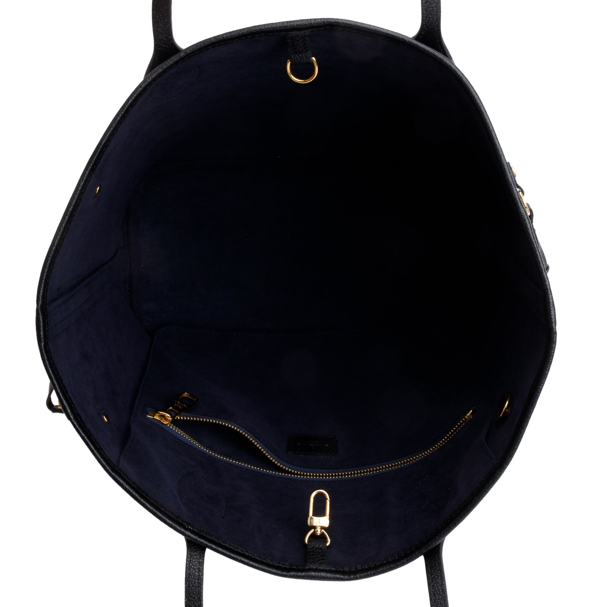 Louis Vuitton 2022 Black Monogram Empreinte Leather Neverfull MM w/ Pouch & Box