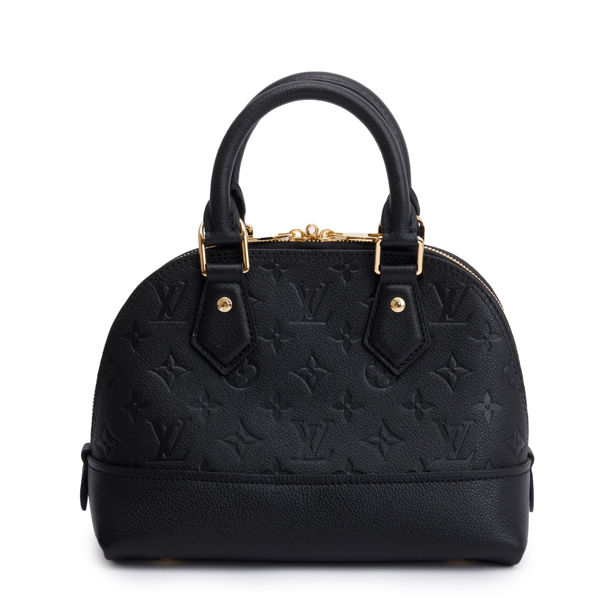 Louis Vuitton 2022 Black Monogram Empreinte Neo Alma BB w/ Strap