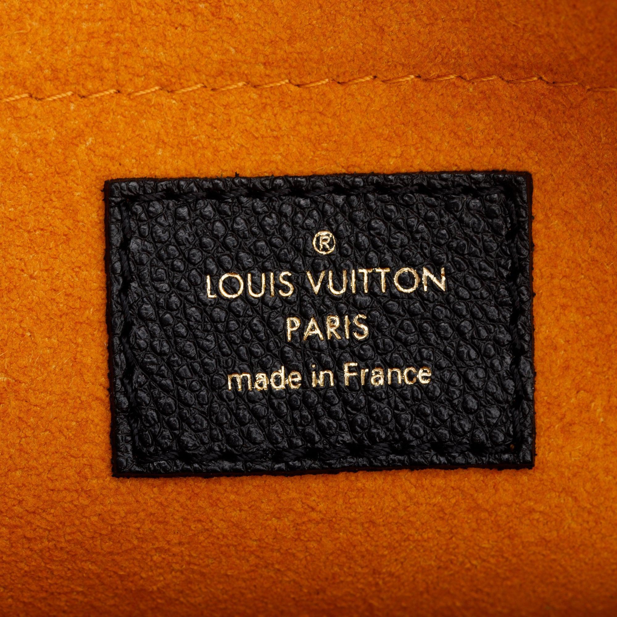 Louis Vuitton 2022 Black Monogram Empreinte Neo Alma BB w/ Strap