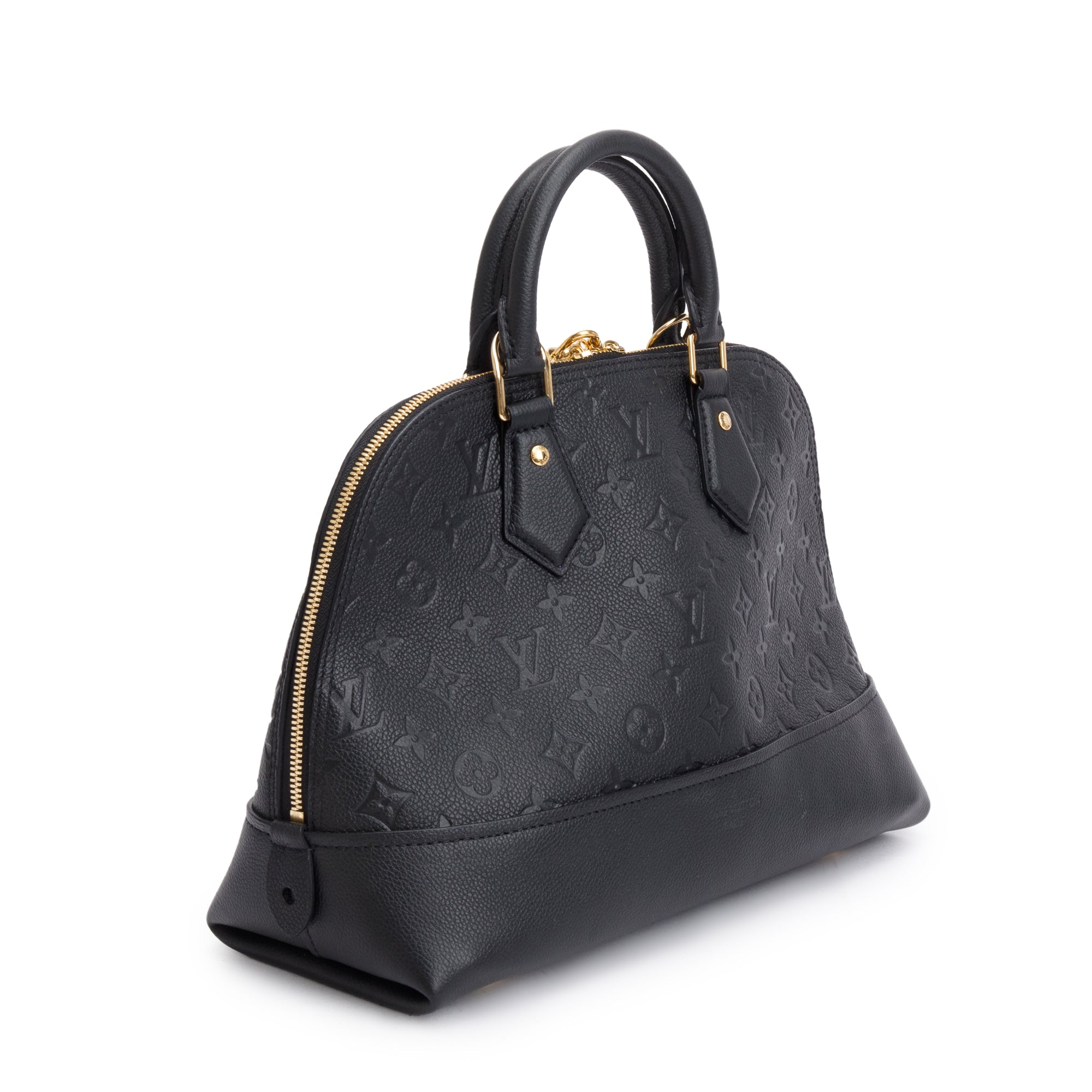Louis Vuitton 2022 Black Monogram Empreinte Neo Alma PM w/ Strap