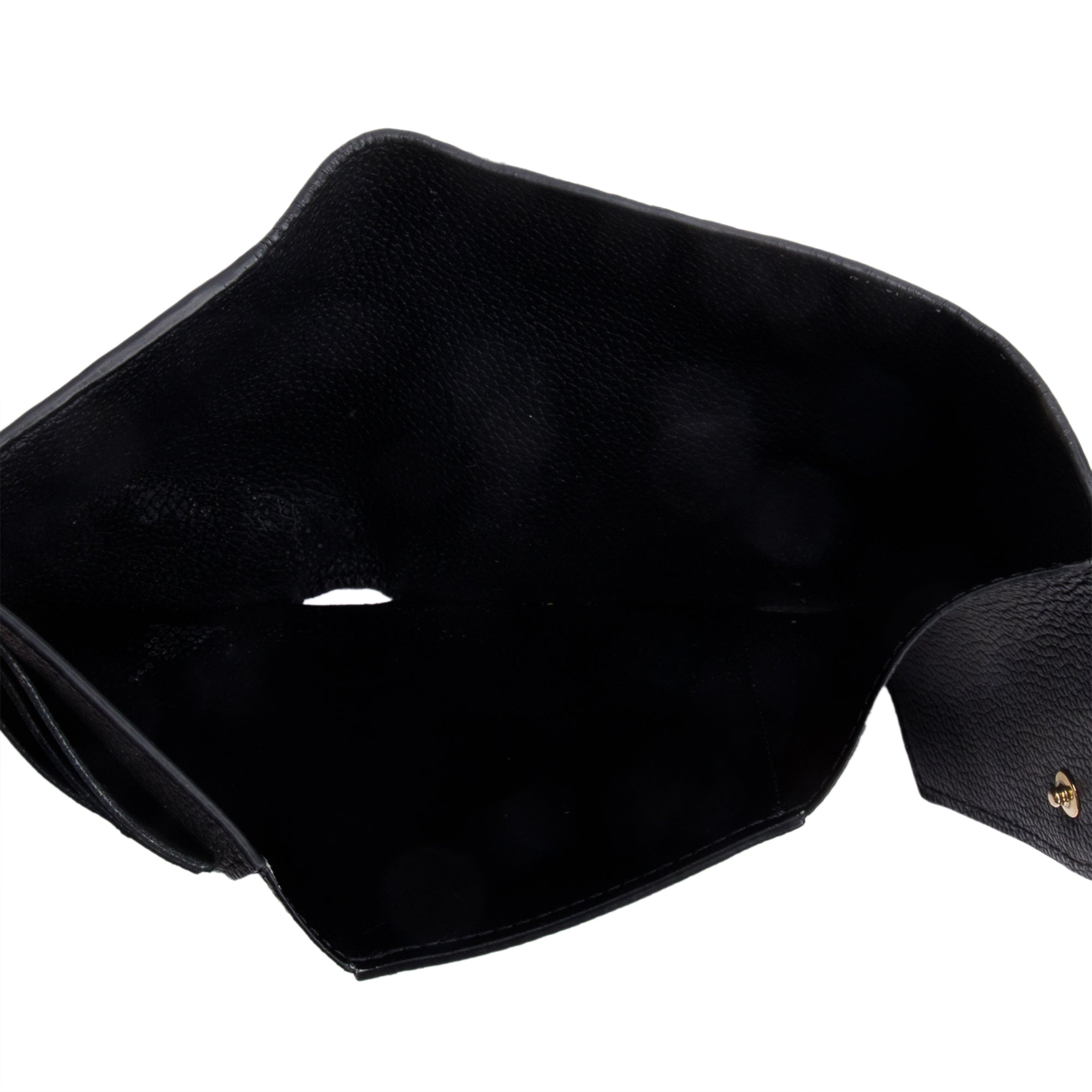 Louis Vuitton 2022 Black Monogram Empreinte Victorine Wallet w/ Box & Receipt